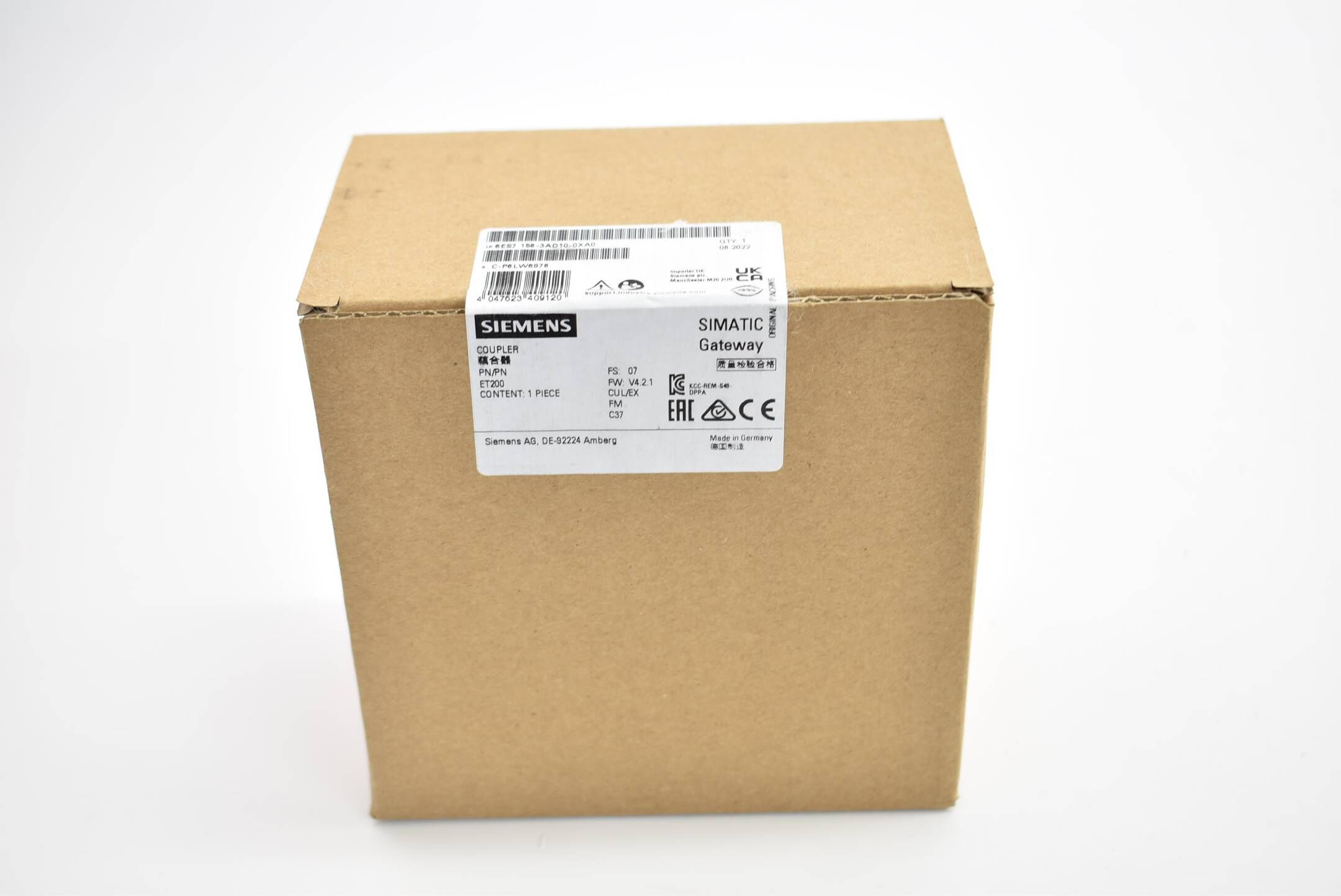 Siemens simatic S7 PN/PN Coupler 6ES7 158-3AD10-0XA0 ( 6ES7158-3AD10-0XA0 ) E7