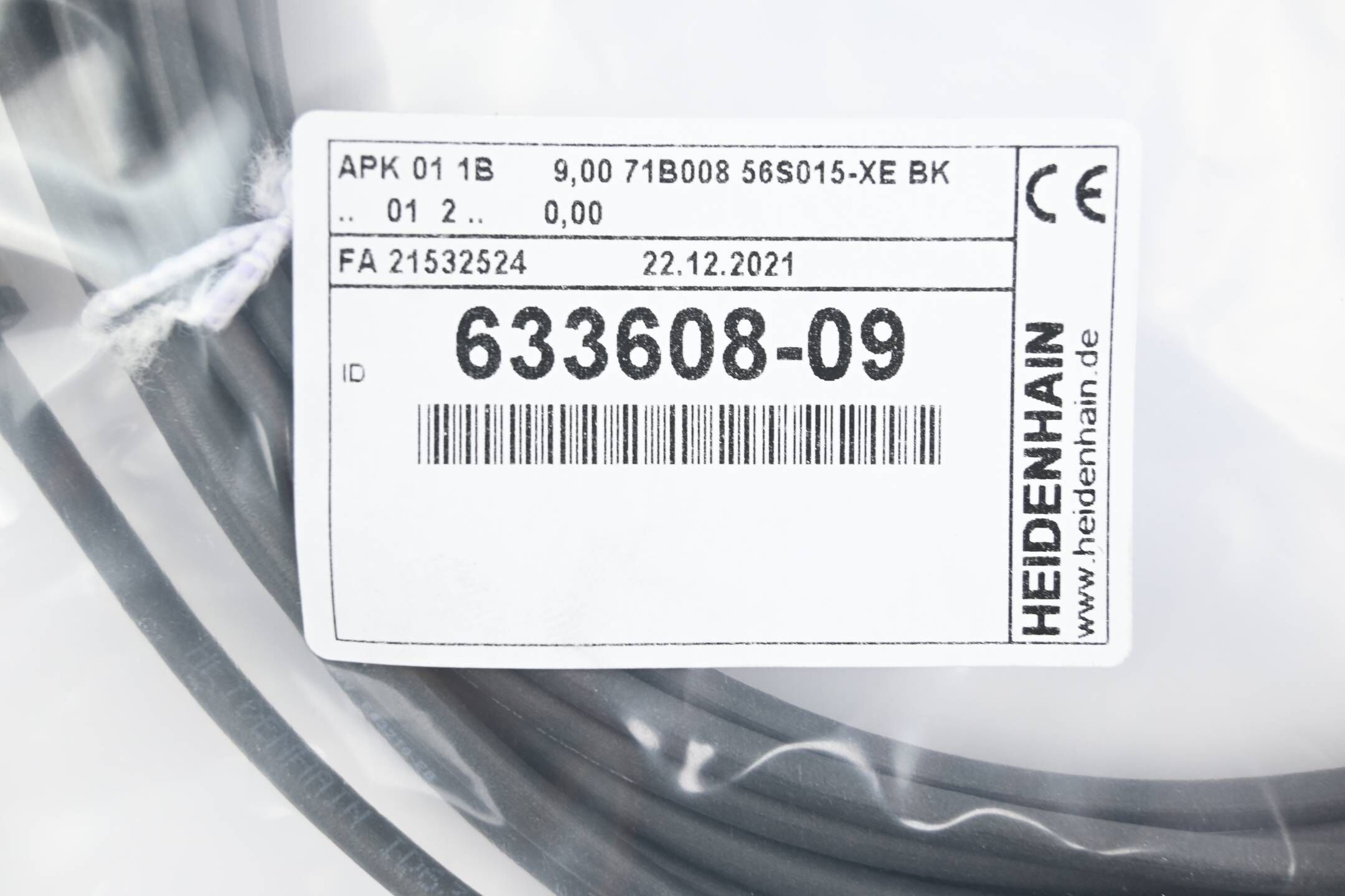 Heidenhain Adapterkabel zum Anschluss von Tastsystemen 633608-09 ( 633 608-09 )