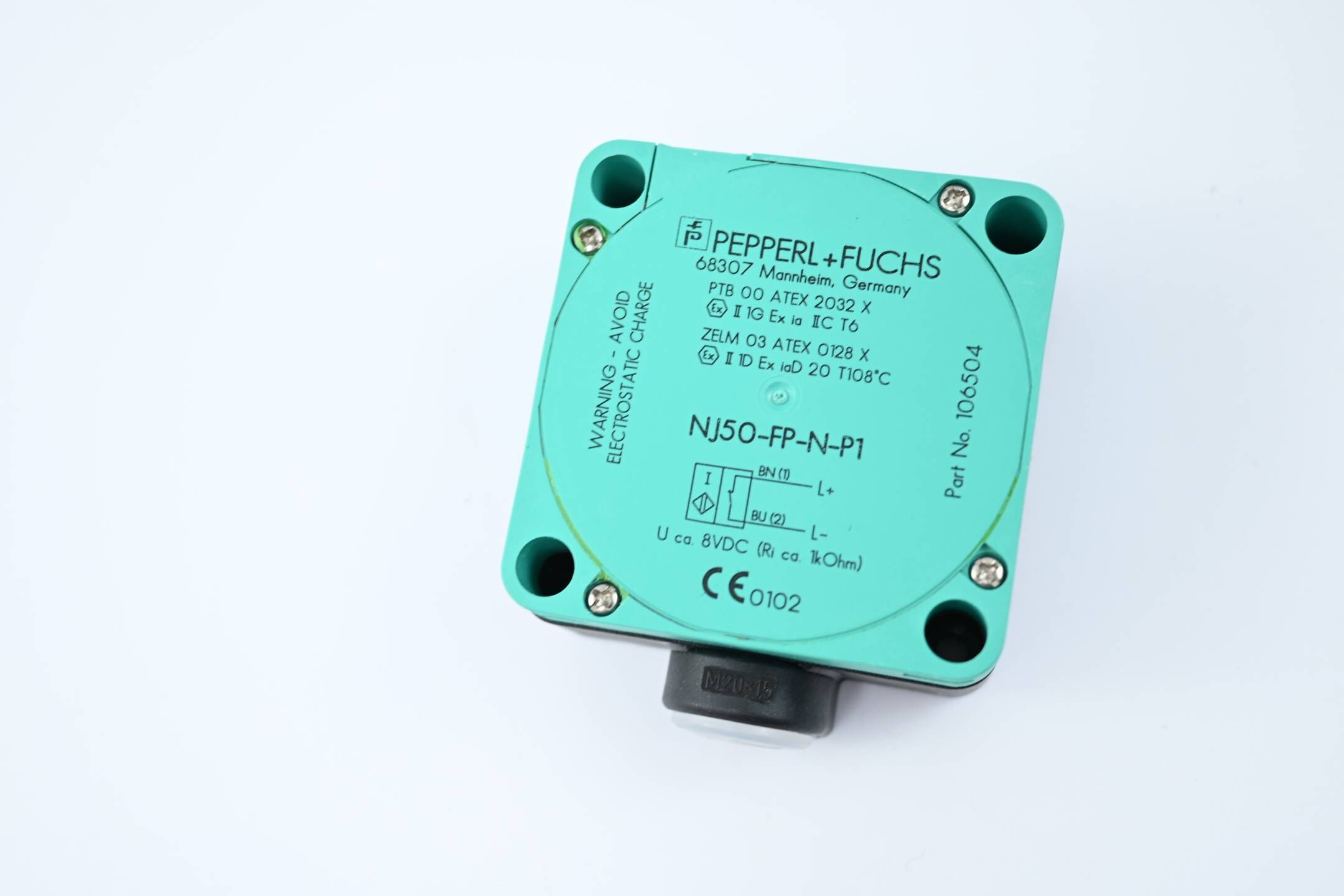 Pepperl + Fuchs induktiver Sensor NJ50-FP-N-P1 ( 106504 )