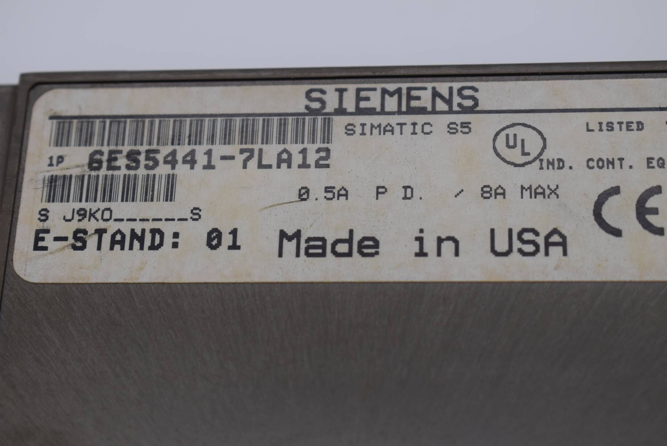 Siemens simatic S5 6ES5441-7LA12 ( 6ES5 441-7LA12 ) E. 01