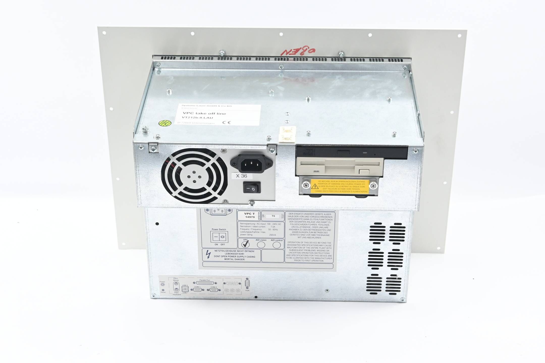Lauer Panel PC take off line VPCT 14979 ( VT212b.II.LAU )