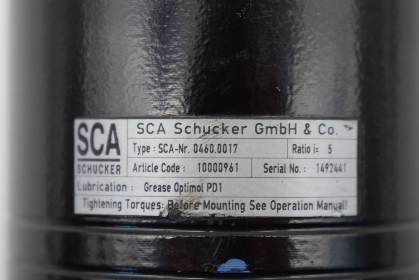 SCA Schucker Motor 0460.0017