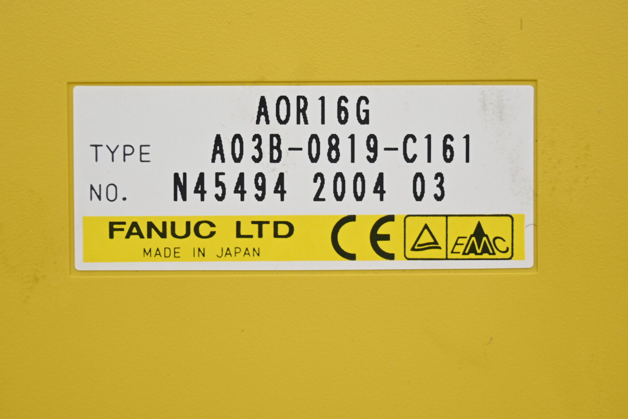 Fanuc AOR16G Digitales Ausgangsmodul A03B-0819-C161