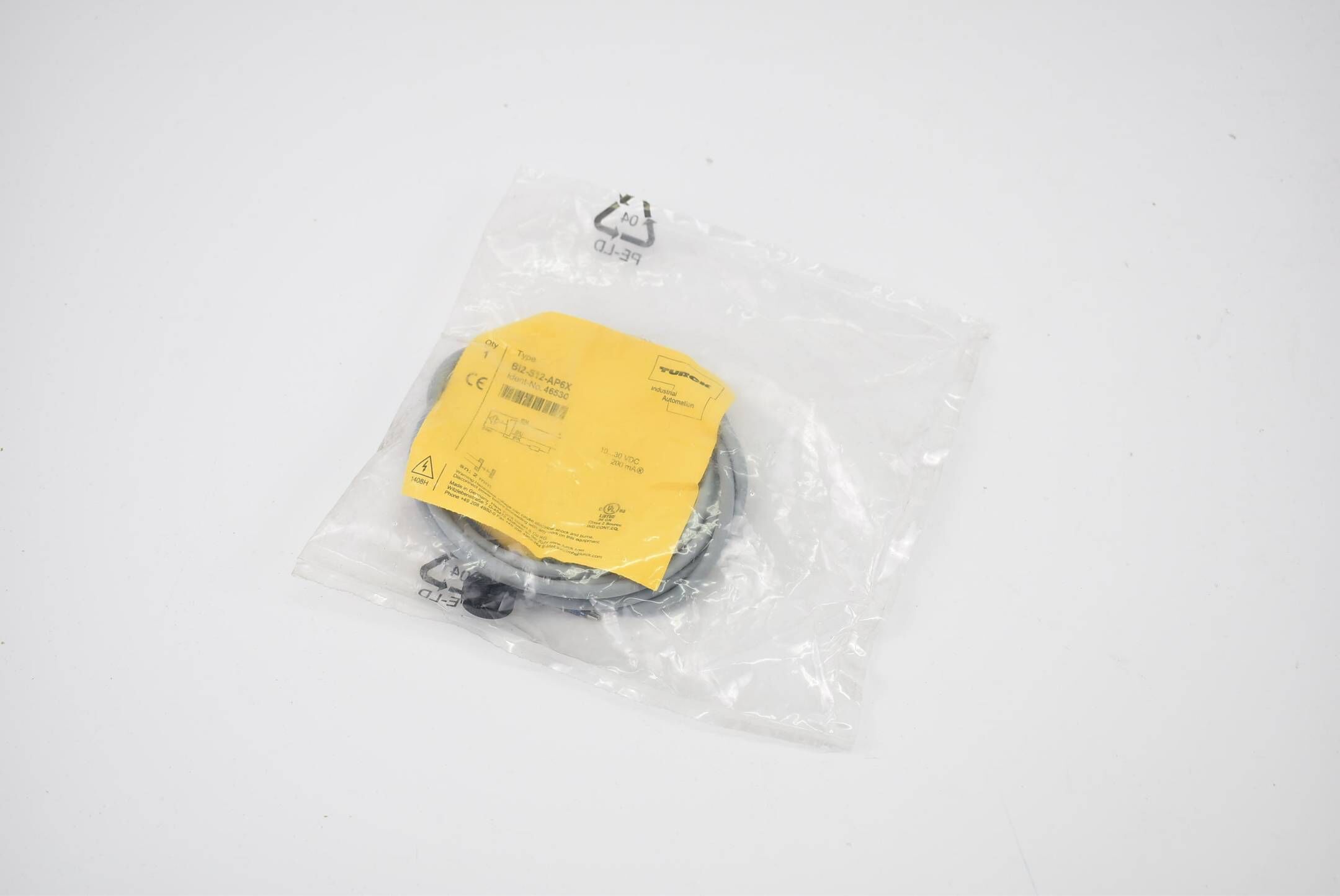 Turck induktiver Sensor 10-30VDC 20mA 2mm Bi2-S12-AP6X ( 46530 )