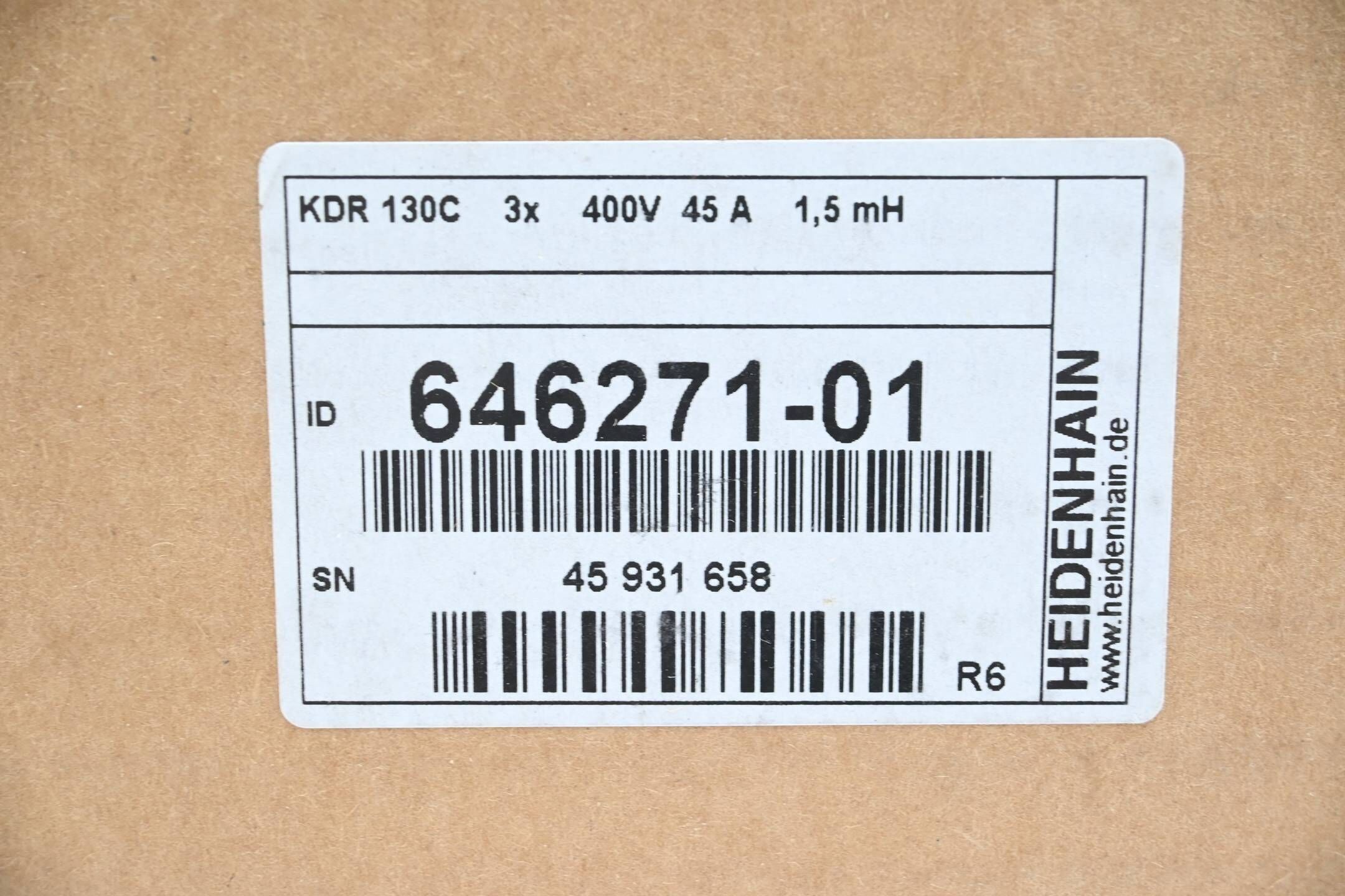 Heidenhain Kommutierungsdrossel KDR 130C ( 646271-01 ) Ver. R6