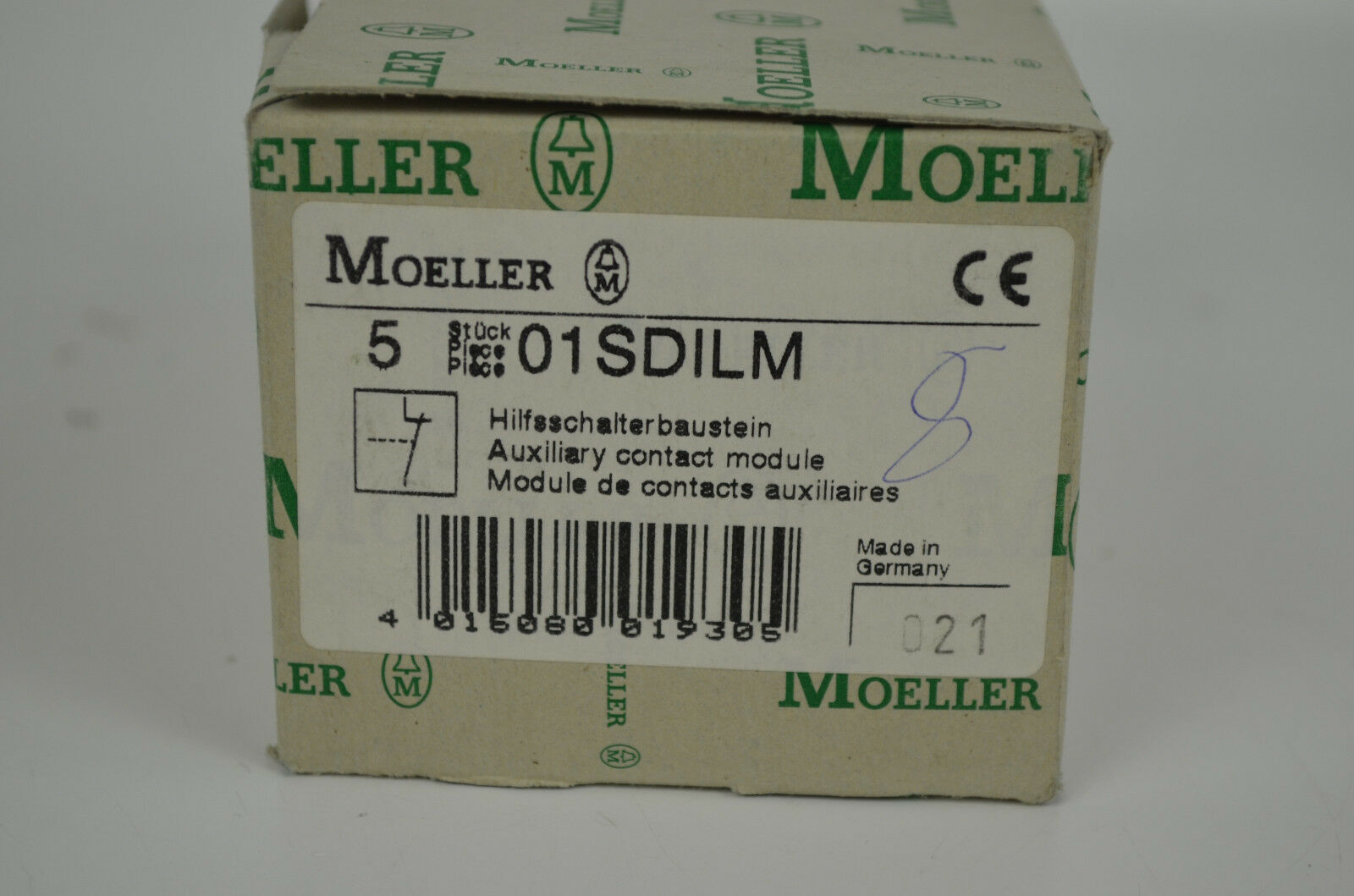 Klöckner Moeller Hilfsschalterbaustein 5 Stück 01SDILM 
