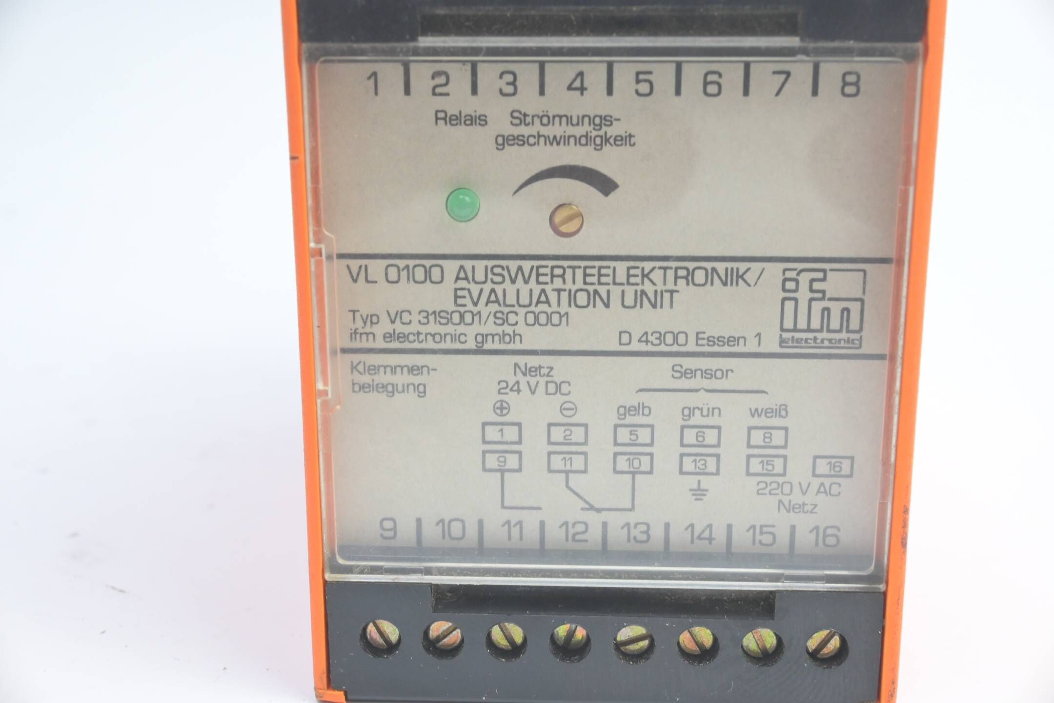 Ifm Auswerteelektronik VL0100 ( VC 31S001/SC 0001 )