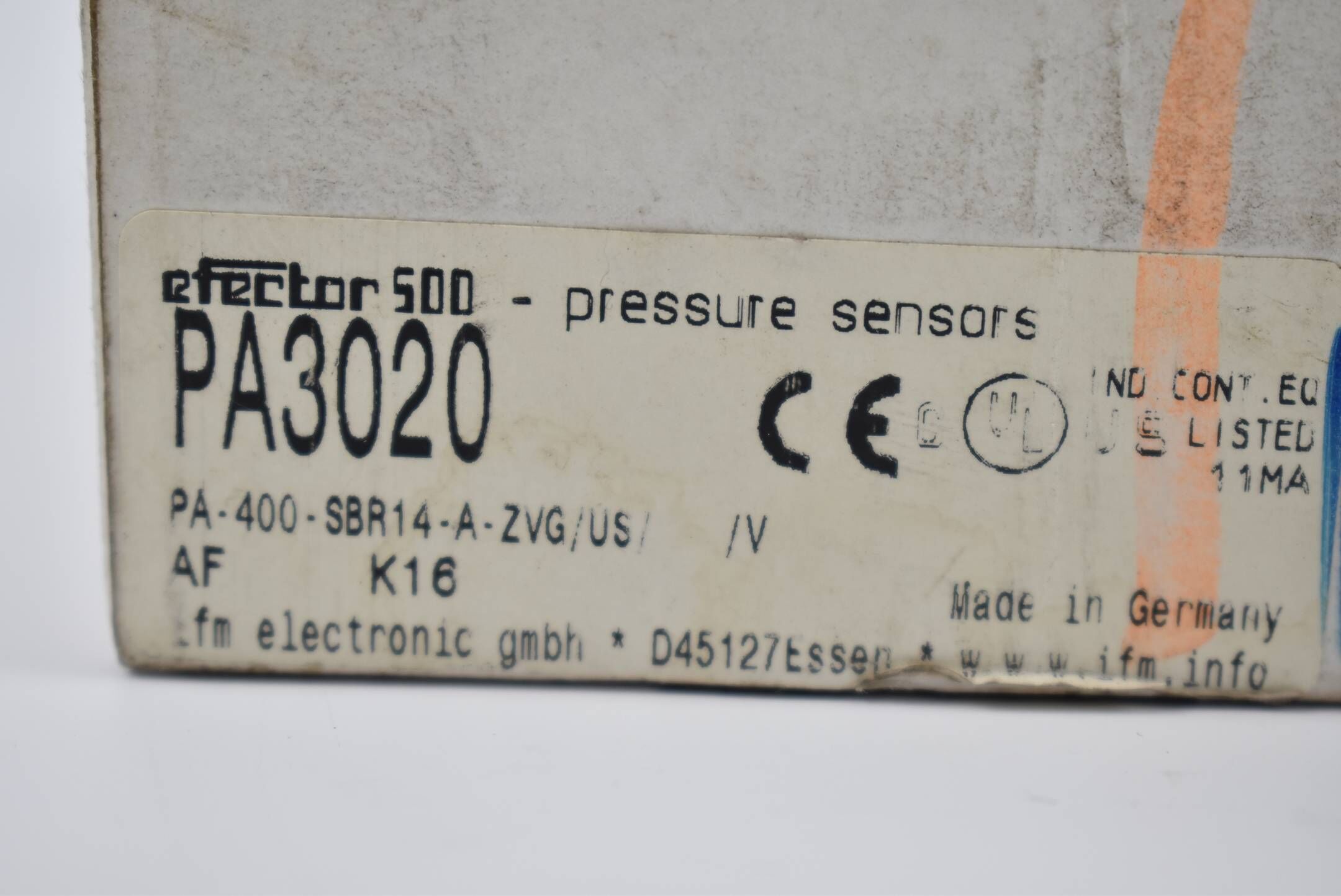 IFM efector Drucktransmitter PA-400-SBR14-A-ZVG/US/ /V ( PA3020 )