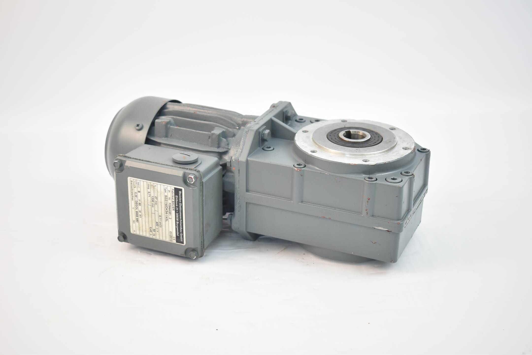 Steinlen Getriebemotor SG2-14/DK54-143 L ( 0,11kW 400V 1330/min 50Hz 0,45A )