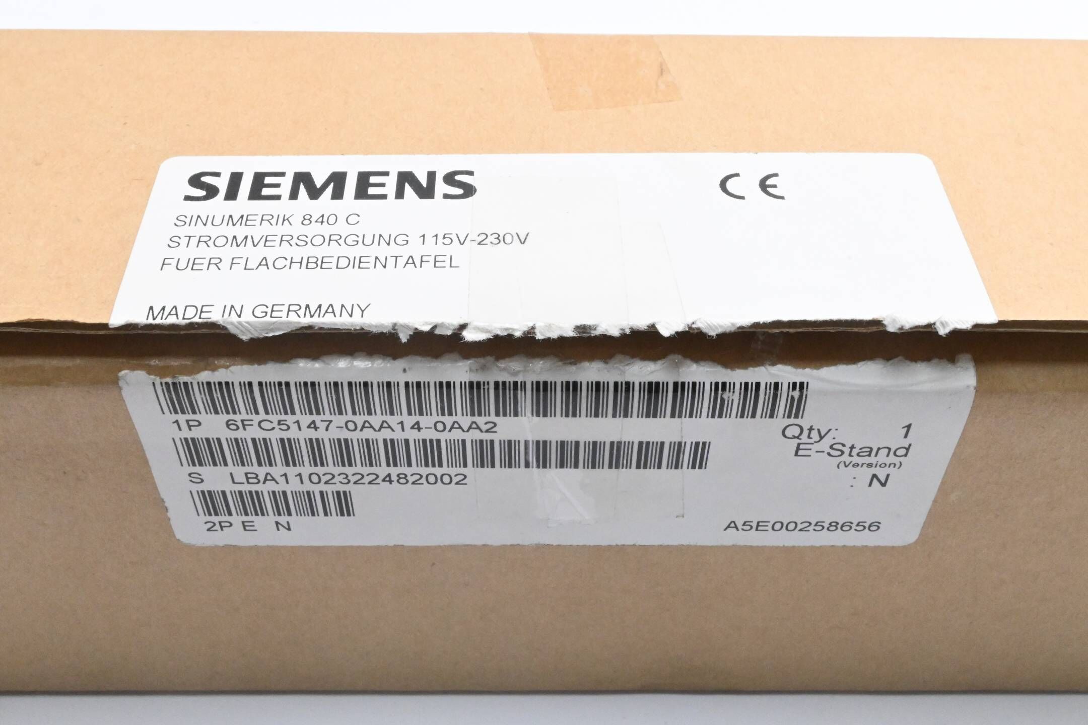 Siemens Sinumerik Stromversorgung 6FC5147-0AA14-0AA2 ( 6FC5 147-0AA14-0AA2 ) E.N