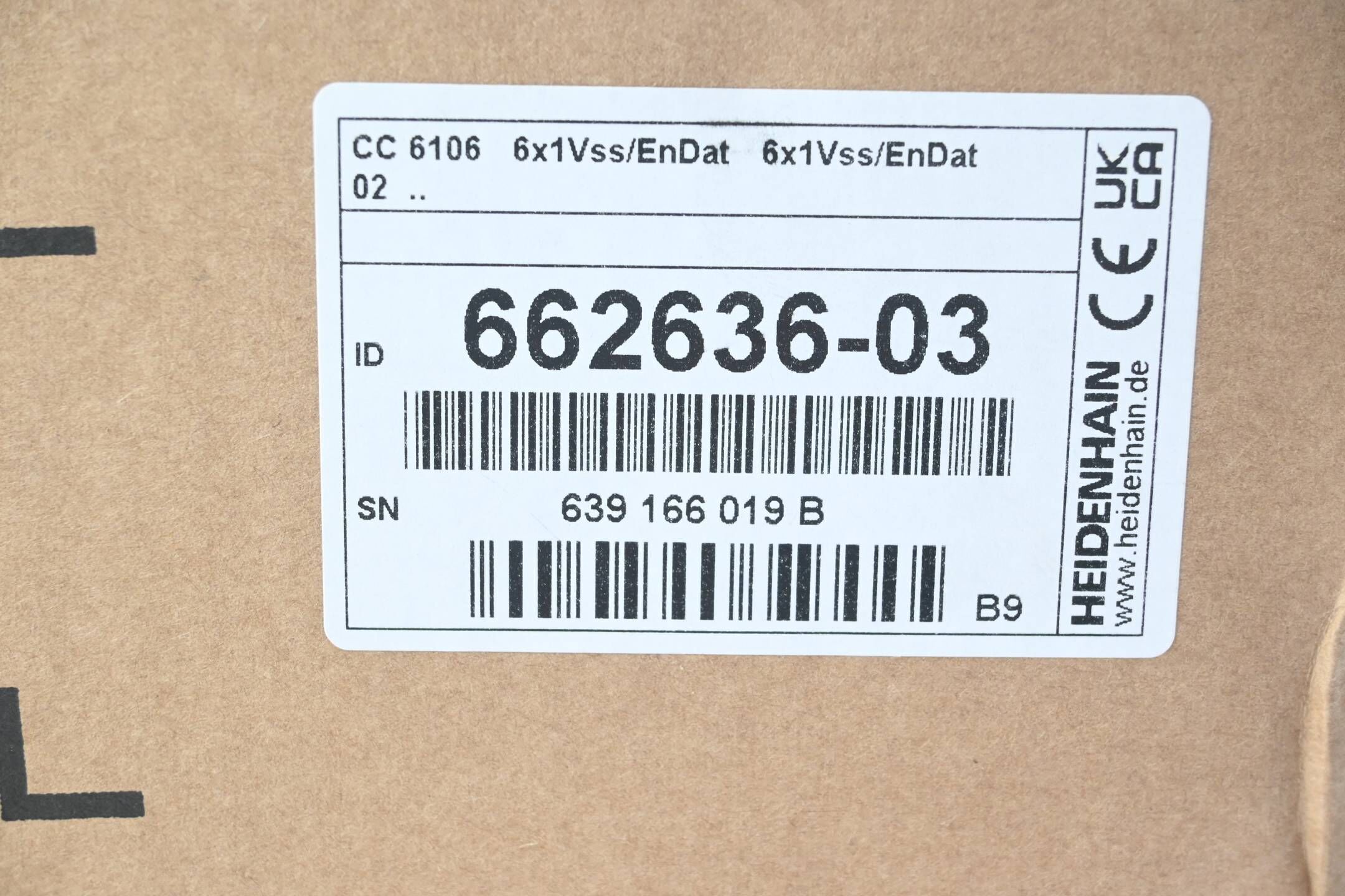 Heidenhain Regeleinheit CC 6106 6x1Vss/EnDat 6x1Vss/EnDat 02 ( 662636-03 ) V. B9