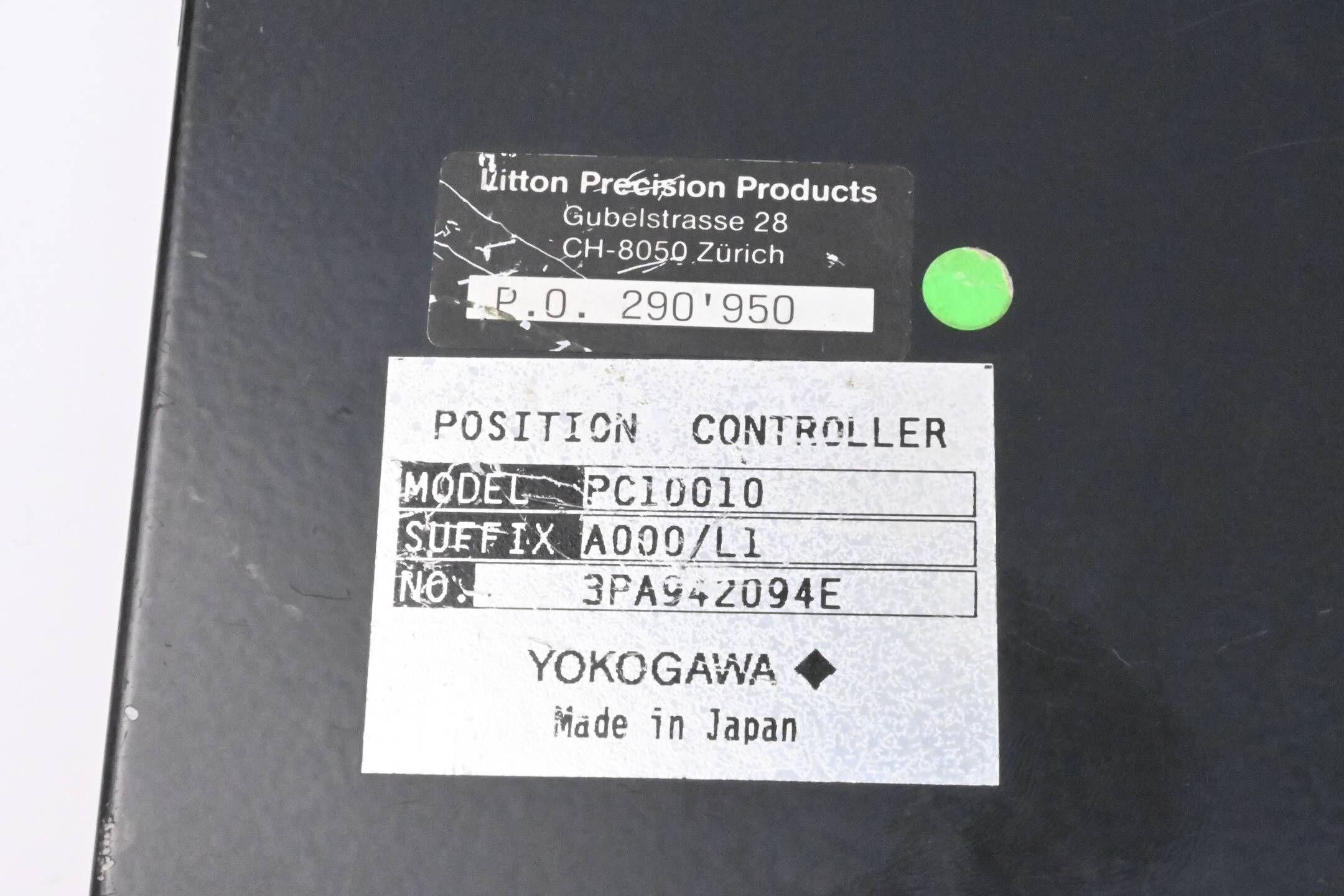 Yokogawa Position Controller PC100100 ( PC100100 A000/L1 )