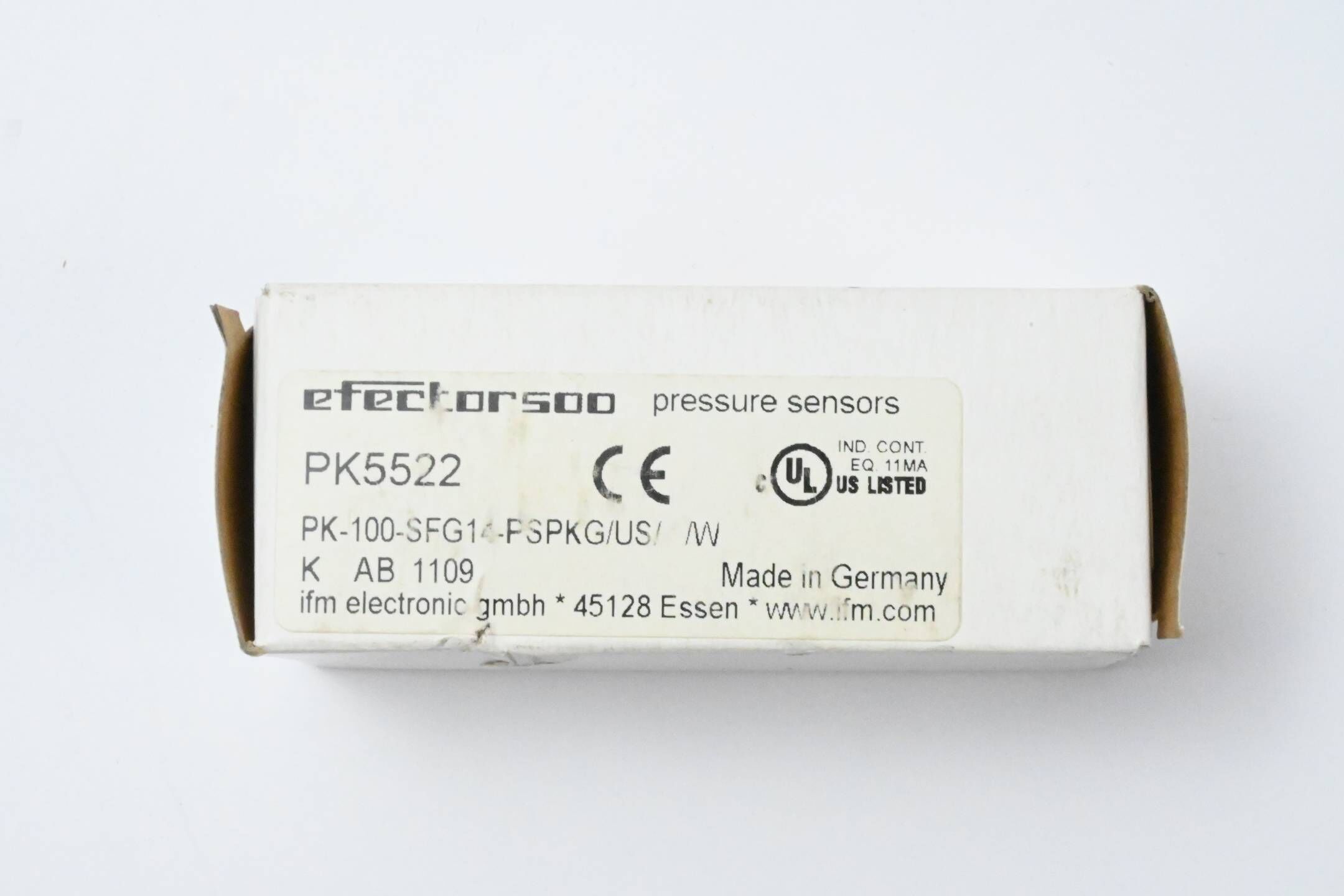 Ifm Druckschalter mit Schaltpunkteinstellung PK5522 PK-100-SFG14-PSPKG/US/ /W