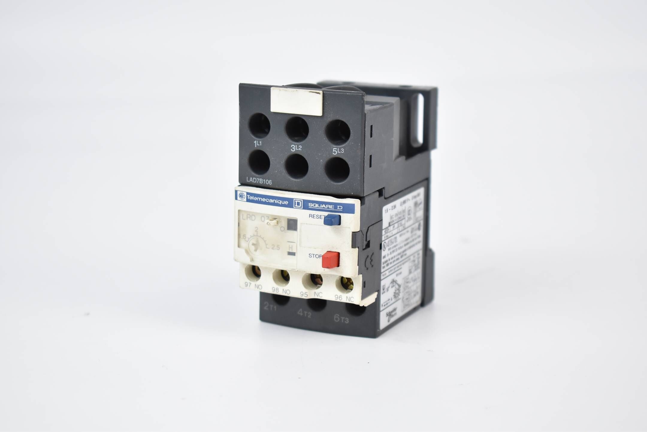 Schneider LAD7B106 Terminalblock inkl. Telemecanique LRD 07