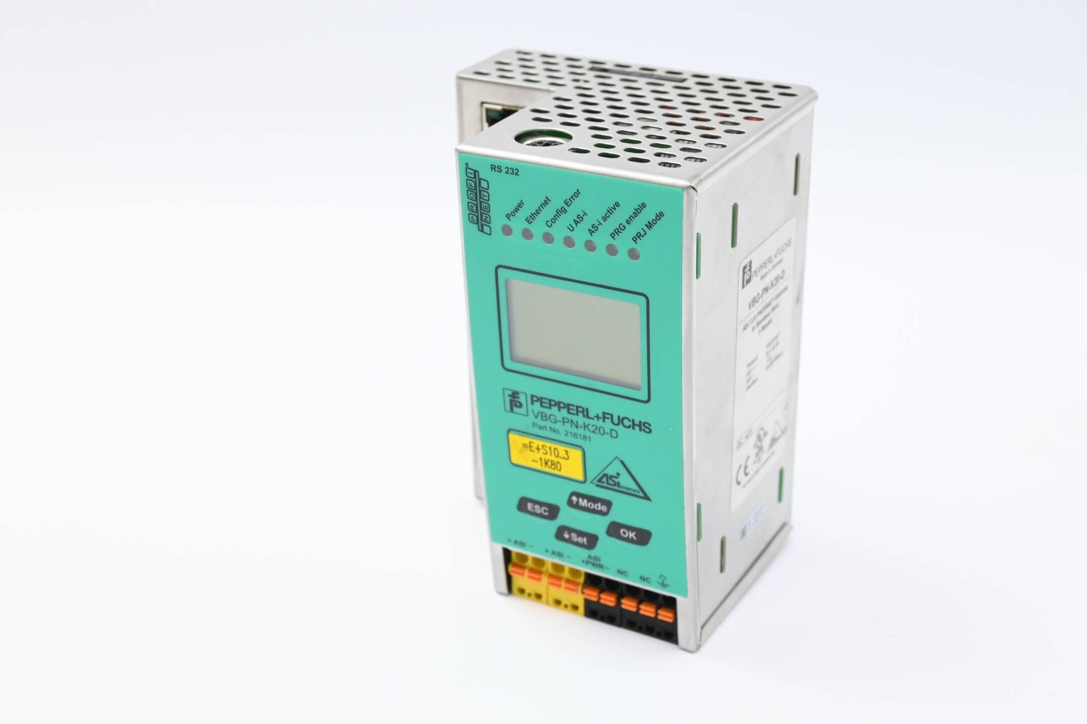 Pepperl+Fuchs AS-1 3.0 Profinet Gateway VBG-PN-K20-D