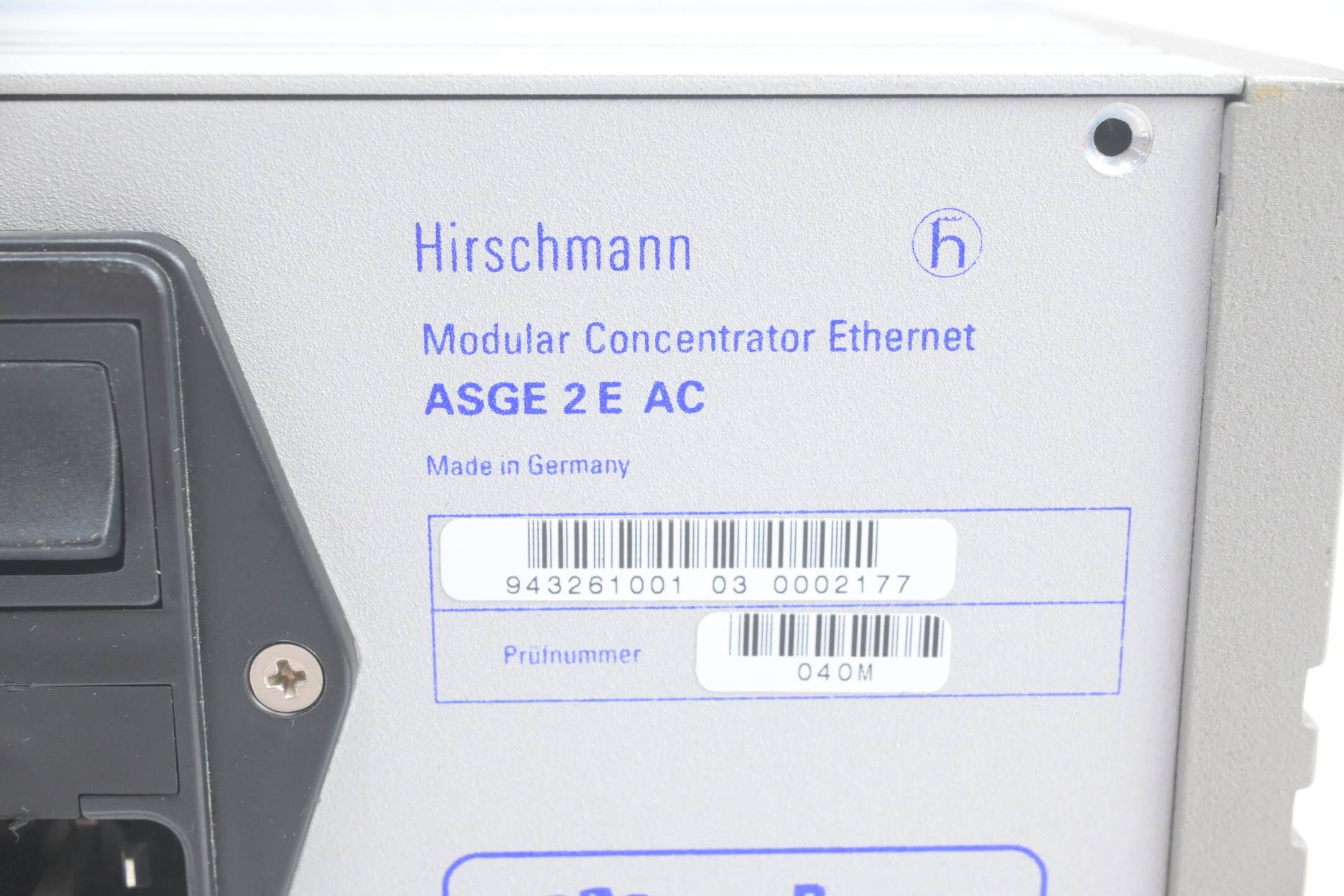 Hirschmann Modular Concentrator Ethernet ASGE 2 E AC ( ASGE2EAC )