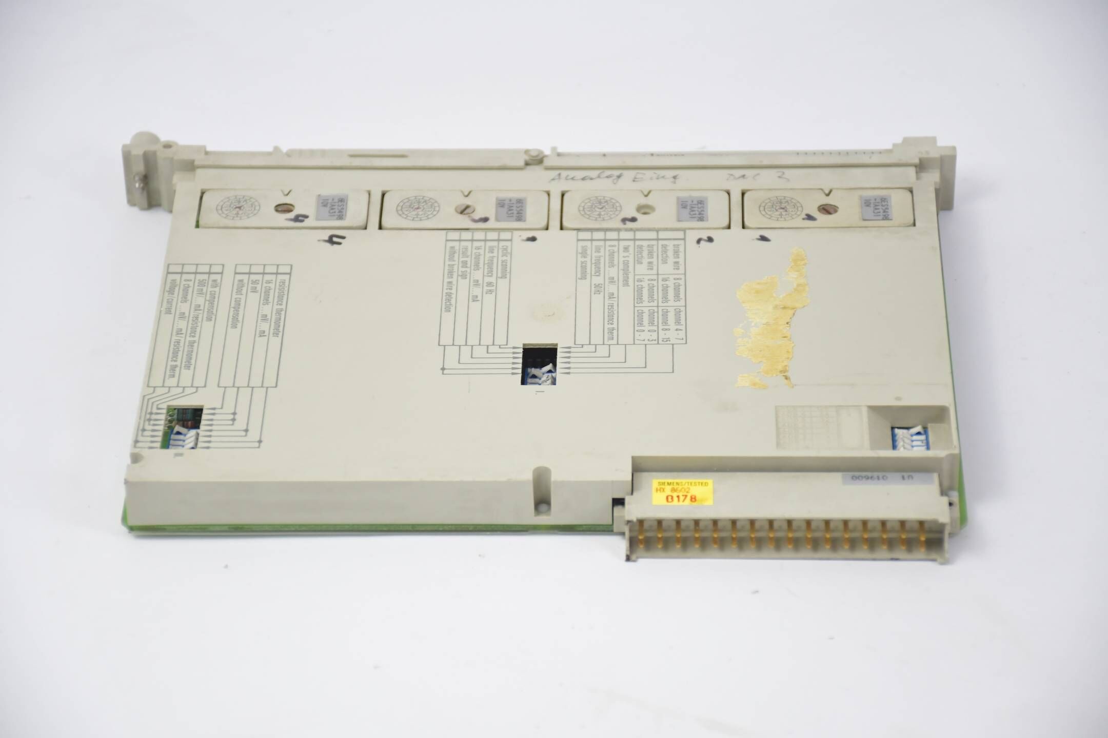 Siemens Simatic S5 Analogeingang 6ES5465-4UA11 ( 6ES5 465-4UA11 )