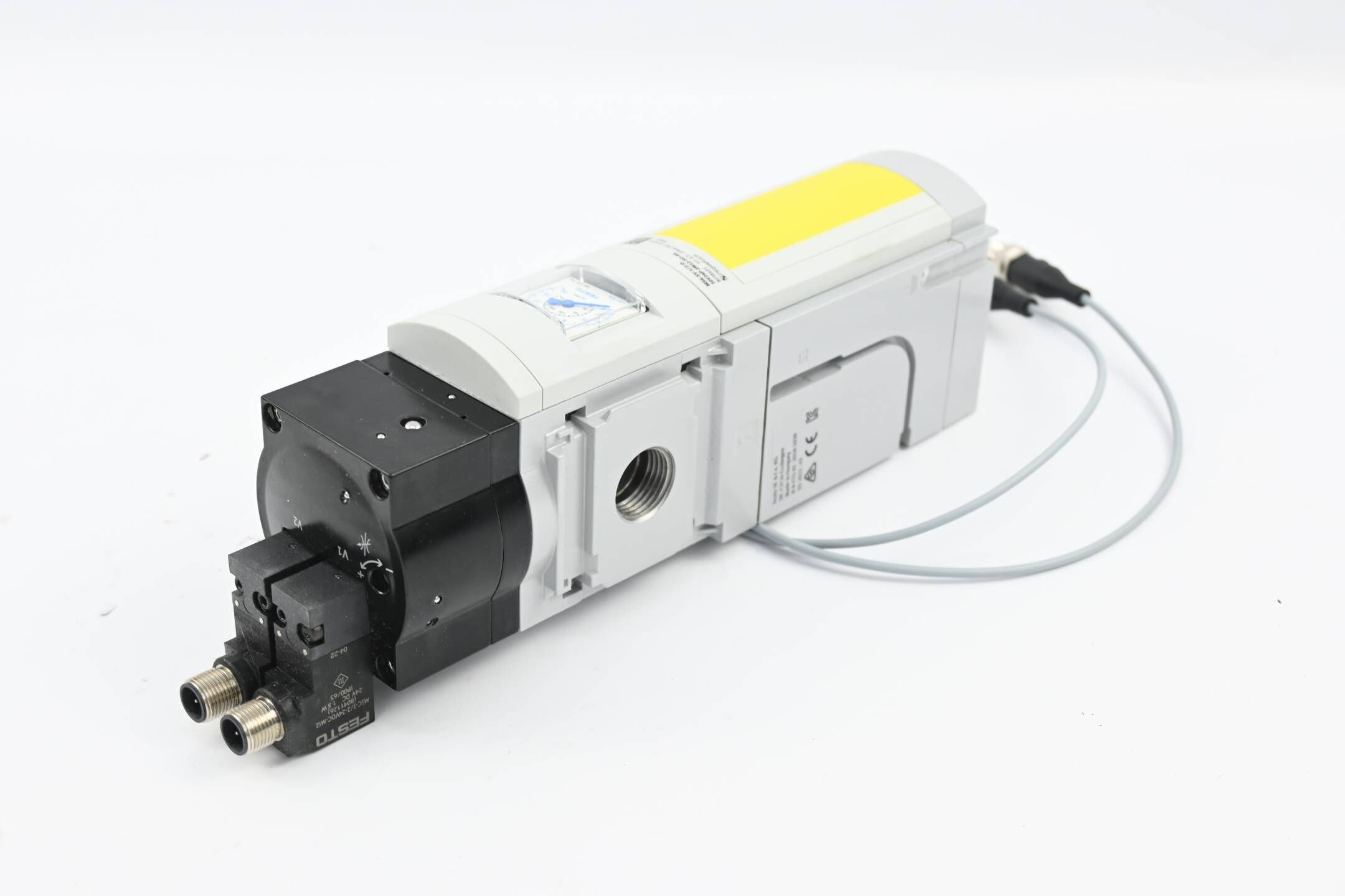 Festo Druckaufbau- &Entlüftungsventil MS6-SV-1/2-D-10V24P-2M12-SO-AG ( 8038491 )