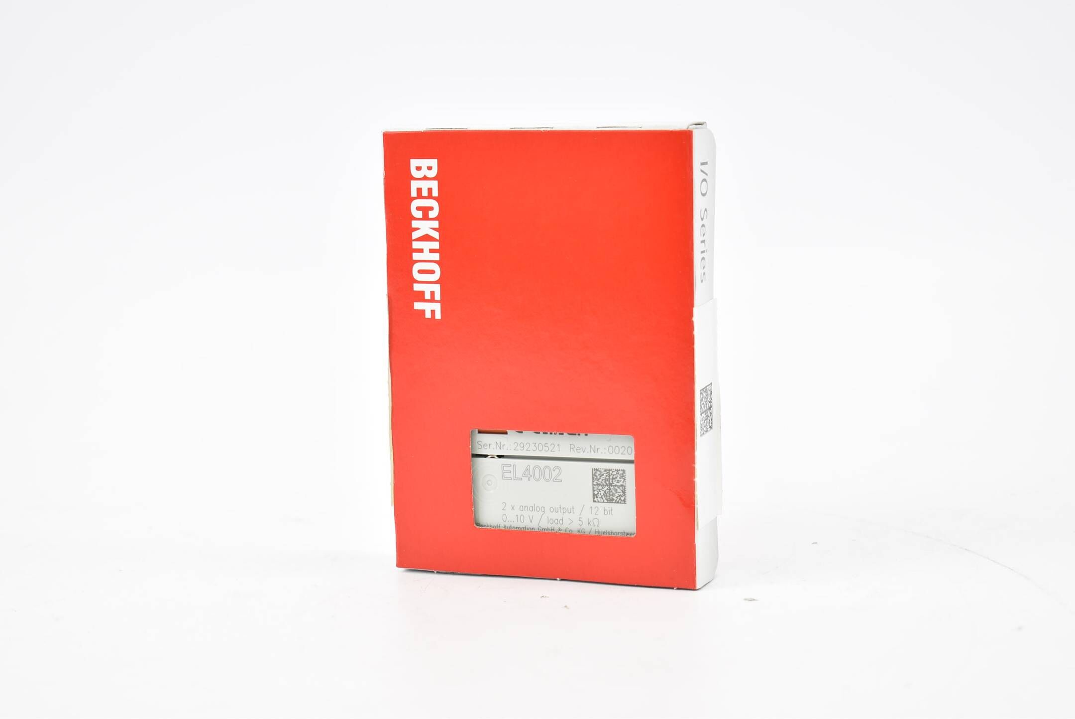 Beckhoff EtherCAT-Klemme 2-Kanal-Analog-Ausgang 0-10 V 12 Bit EL4002 ( EL 4002 )
