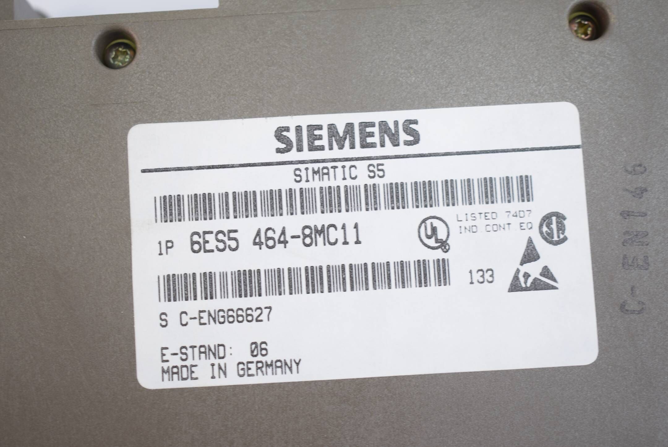 Siemens simatic S5 6ES5 464-8MC11 ( 6ES5464-8MC11 )