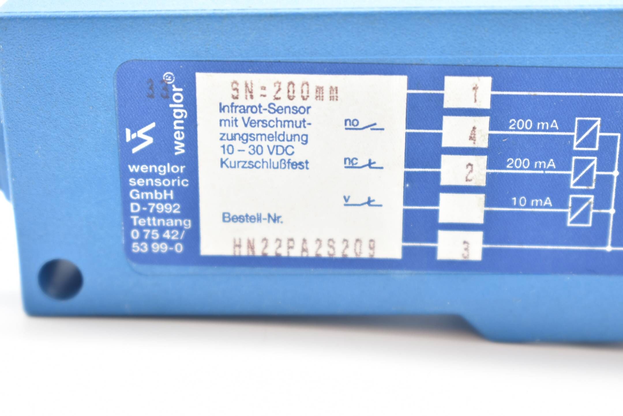 Wenglor Reflexions-Lichtschranke HN22PAS209