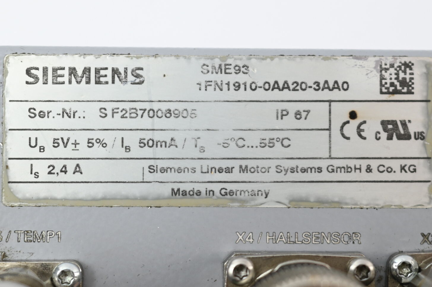 Siemens Simotics Geberanschlussbox 1FN1910-0AA20-3AA0 ( 1FN1 910-0AA20-3AA0 )