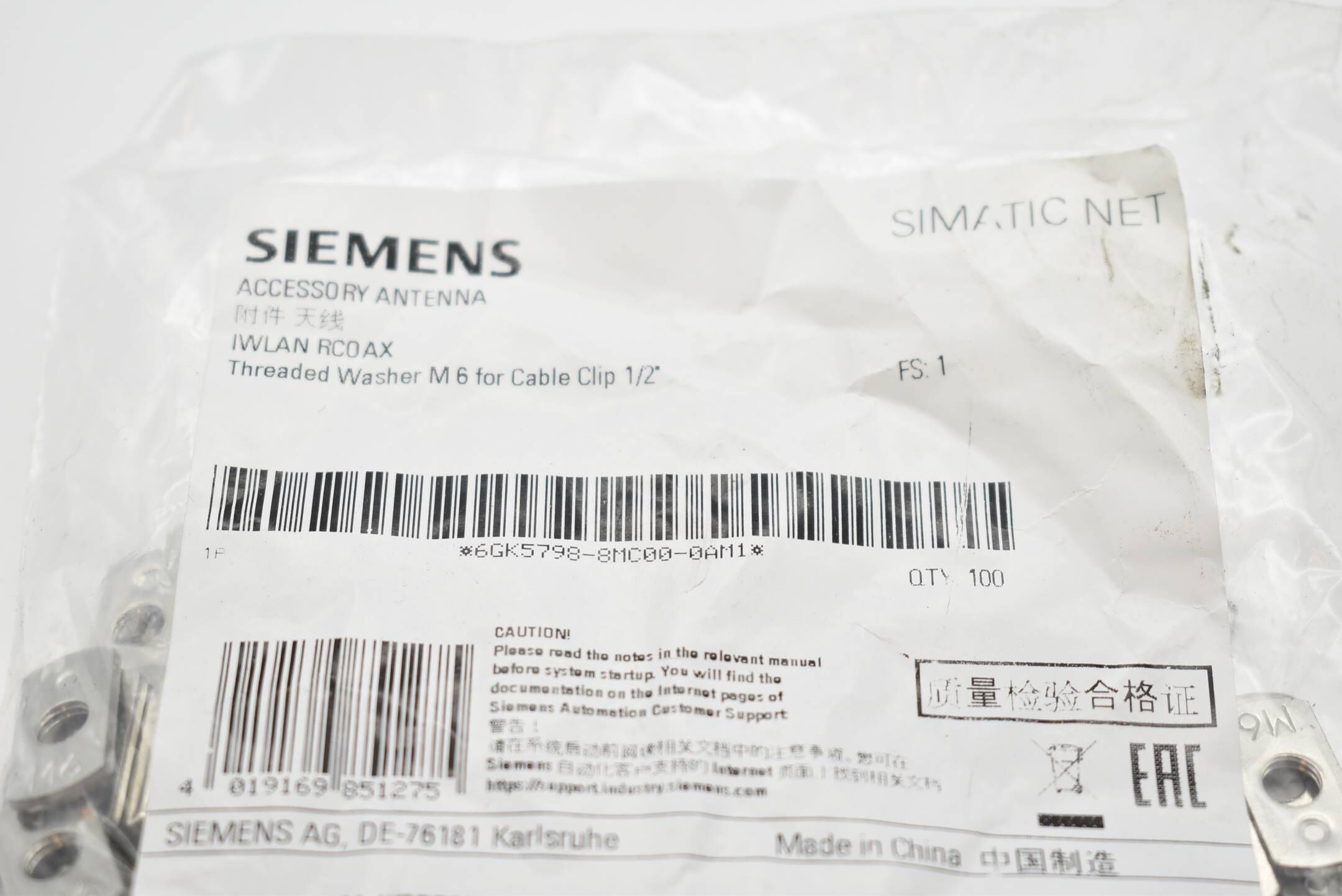 Siemens simatic NET Accessory Antenna 6GK5798-8MC00-0AM1 ( 6GK5 798-8MC00-0AM1 )