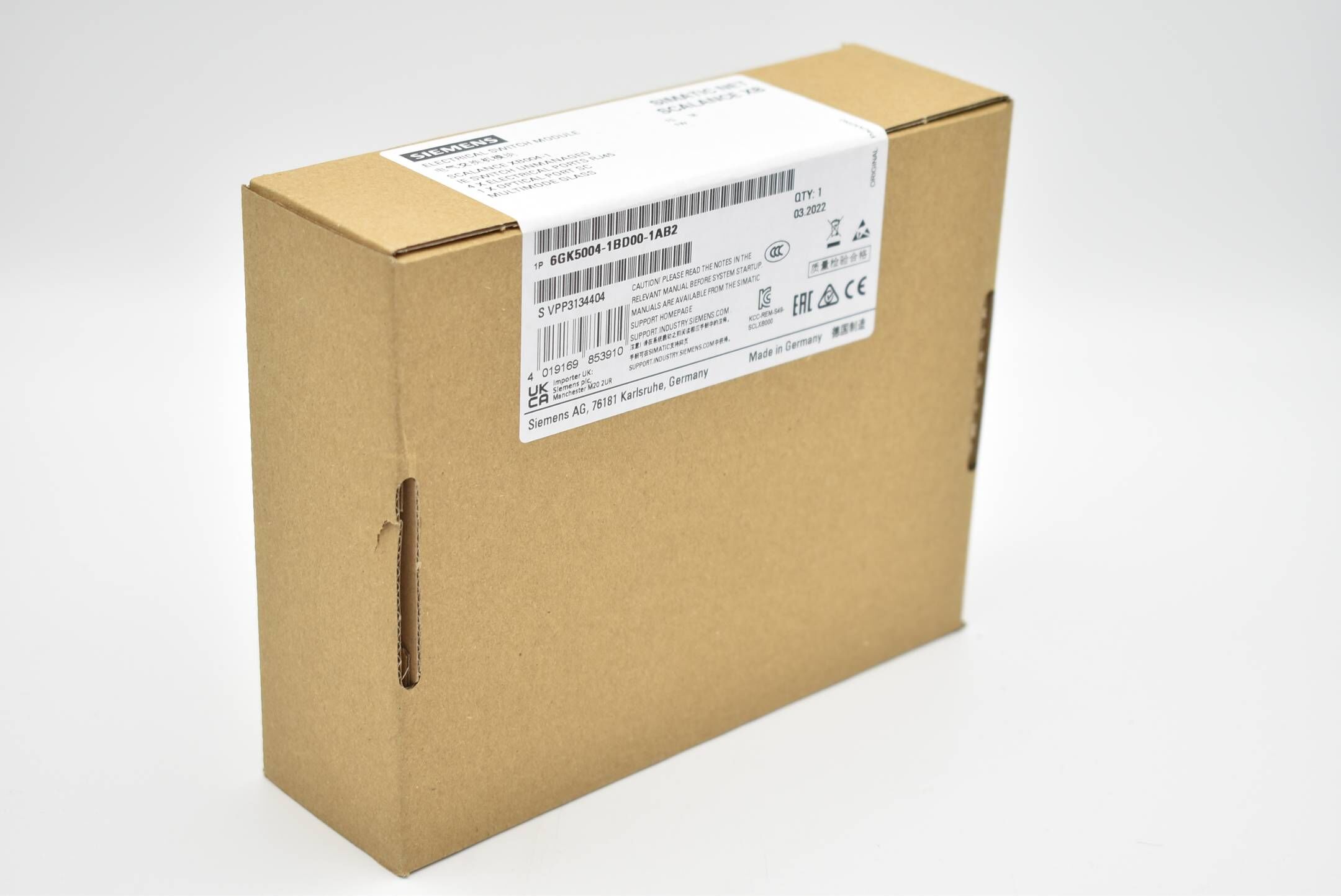 Siemens simatic NET Scalance XB 6GK5004-1BD00-1AB2 ( 6GK 5004-1BD00-1AB2 ) E.8