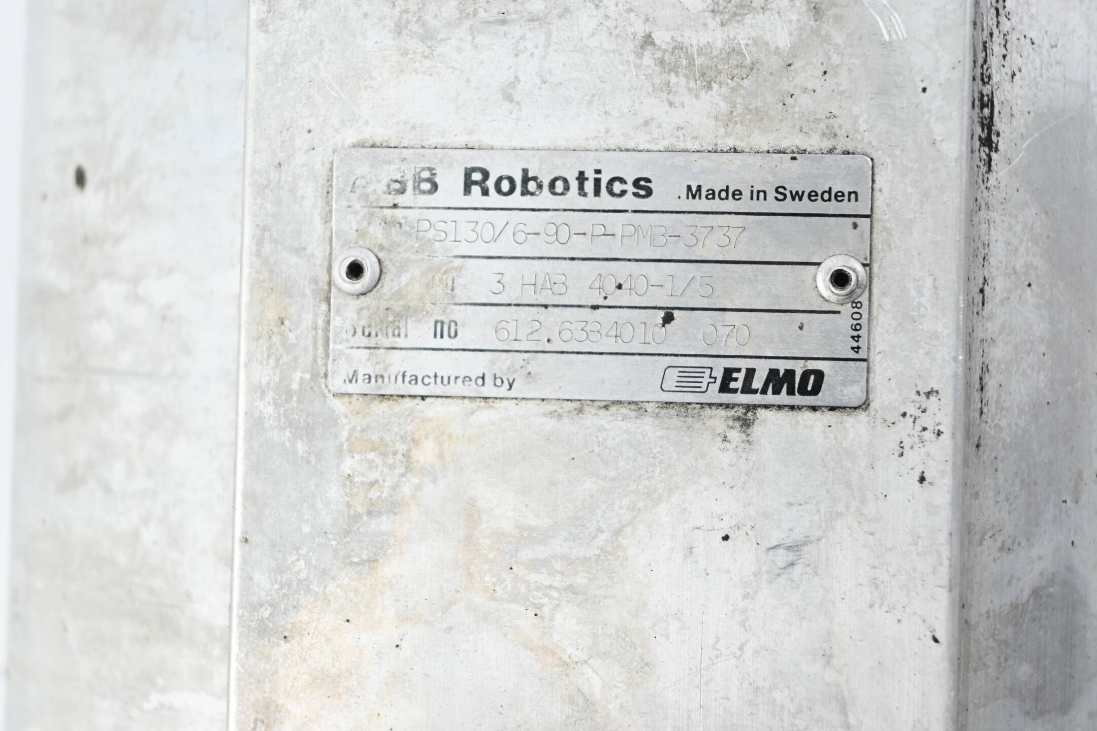 ABB Robotics Servomotor PS130/6-90-P-PMB-3737 ( 3 HAB 4040-1/5 )