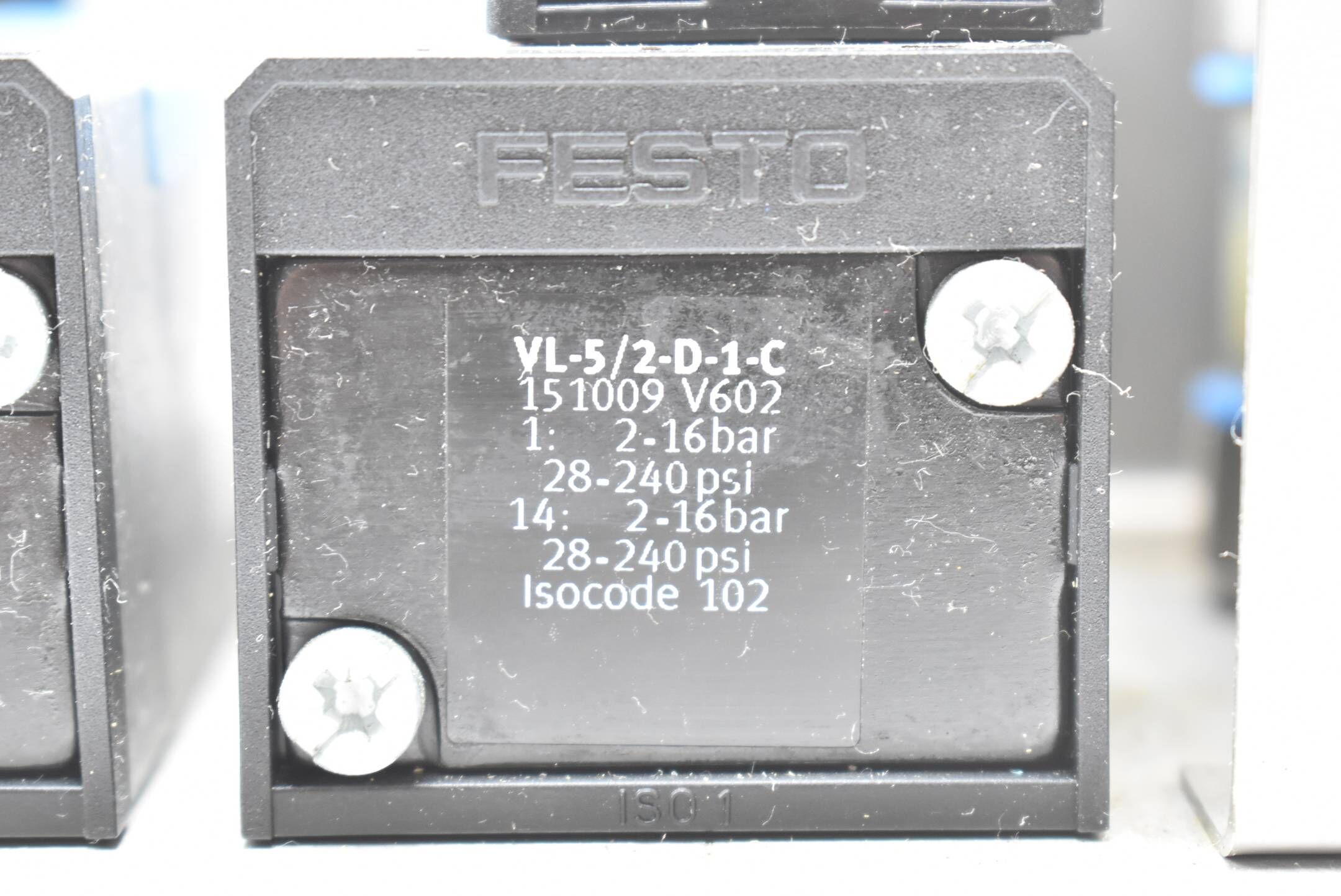 Festo Steuerblock ISO-01 531177 + 123060 + 159688 + 151009 + 13989 + 2307 + 2316