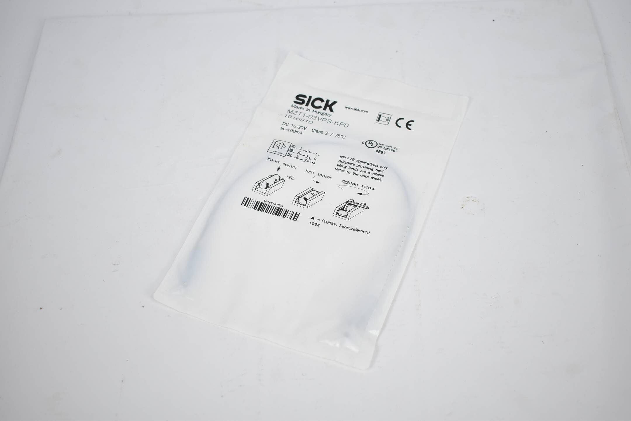 Sick Sensor für T-Nut-Zylinder DC 10-30 V MZT1-03VPS-KP0 (1016910 )