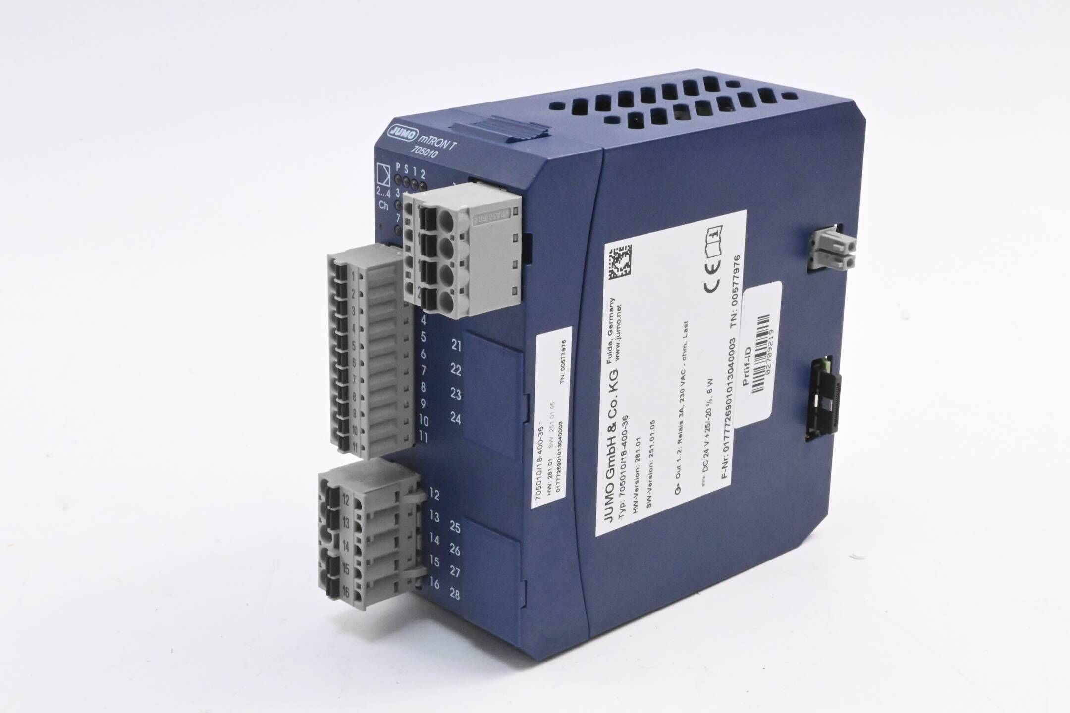 Jumo Mehrkanal-Reglermodul mTRON T 705010/18-400-36 ( 705010 )