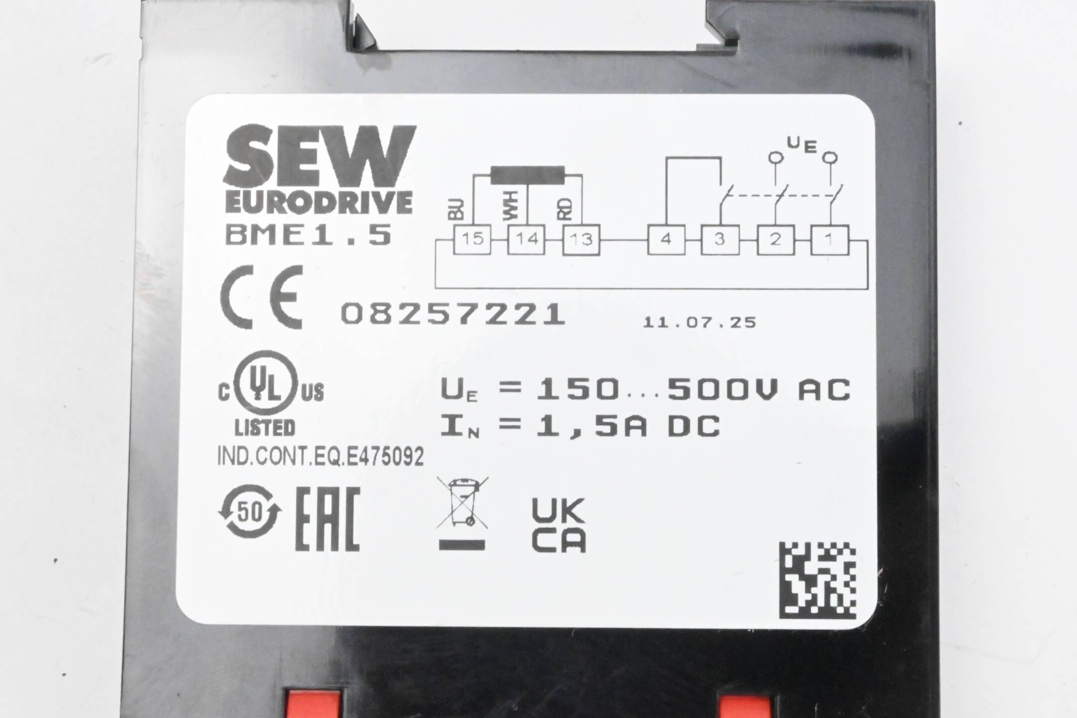 SEW-Eurodrive Bremsenansteuerung BME1.5 ( 08257221 )