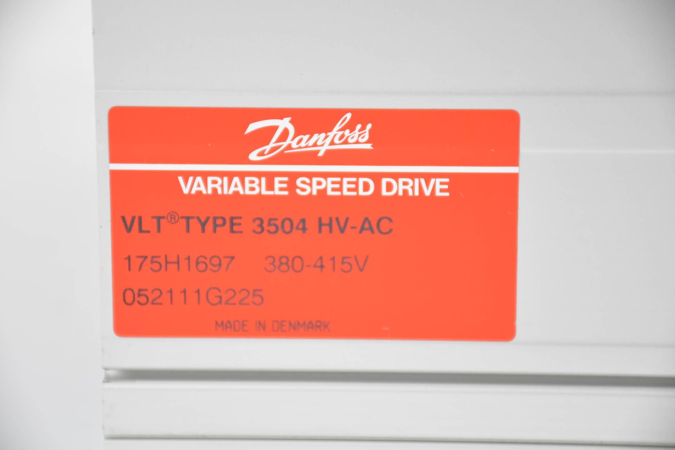 Danfoss VLT® 3500 Frequenzumrichter 3504 HV-AC 175H1697