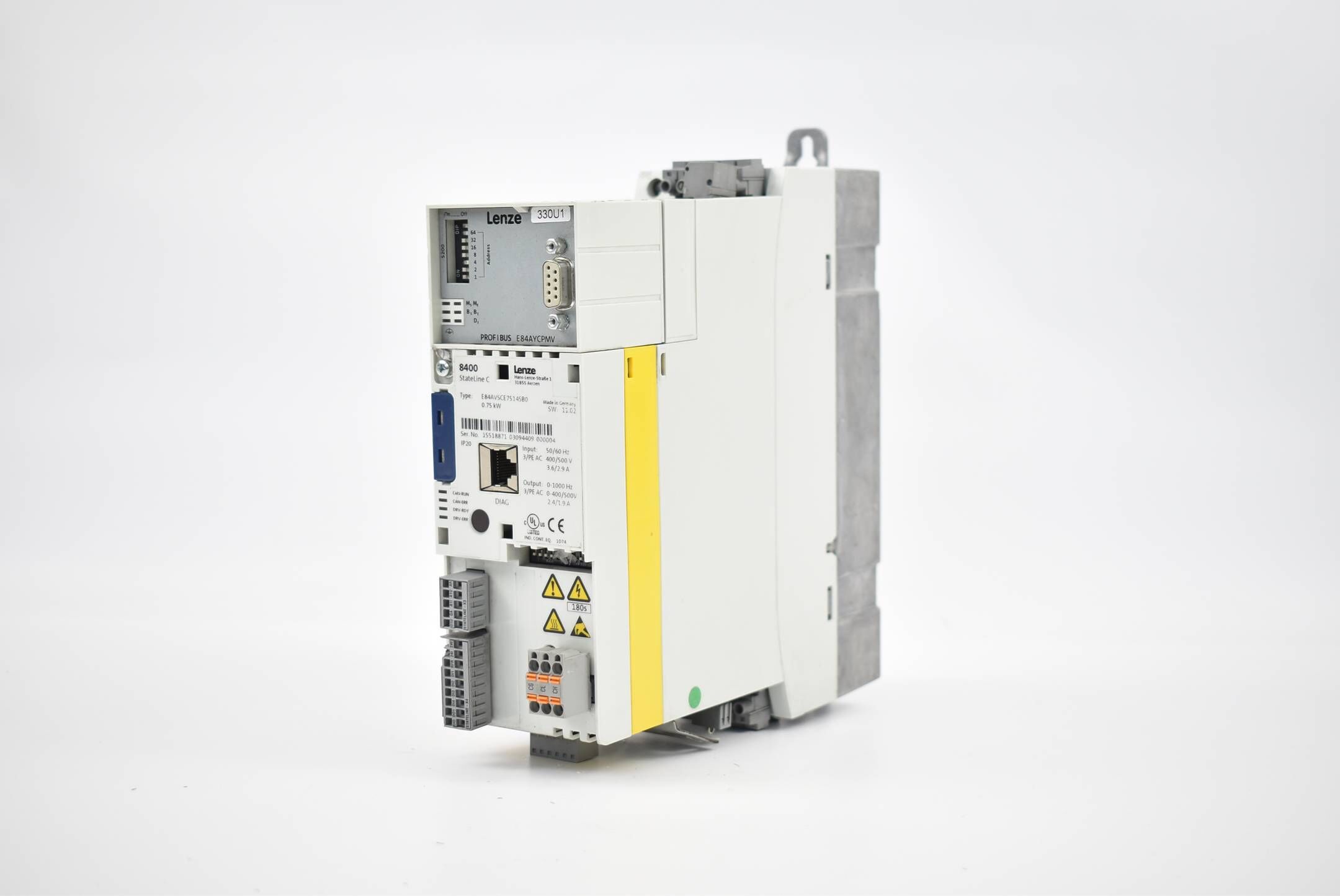 Lenze Frequenzumrichter 8400 StateLine C E84AVSCE7514SB0 ( 0,75kW )