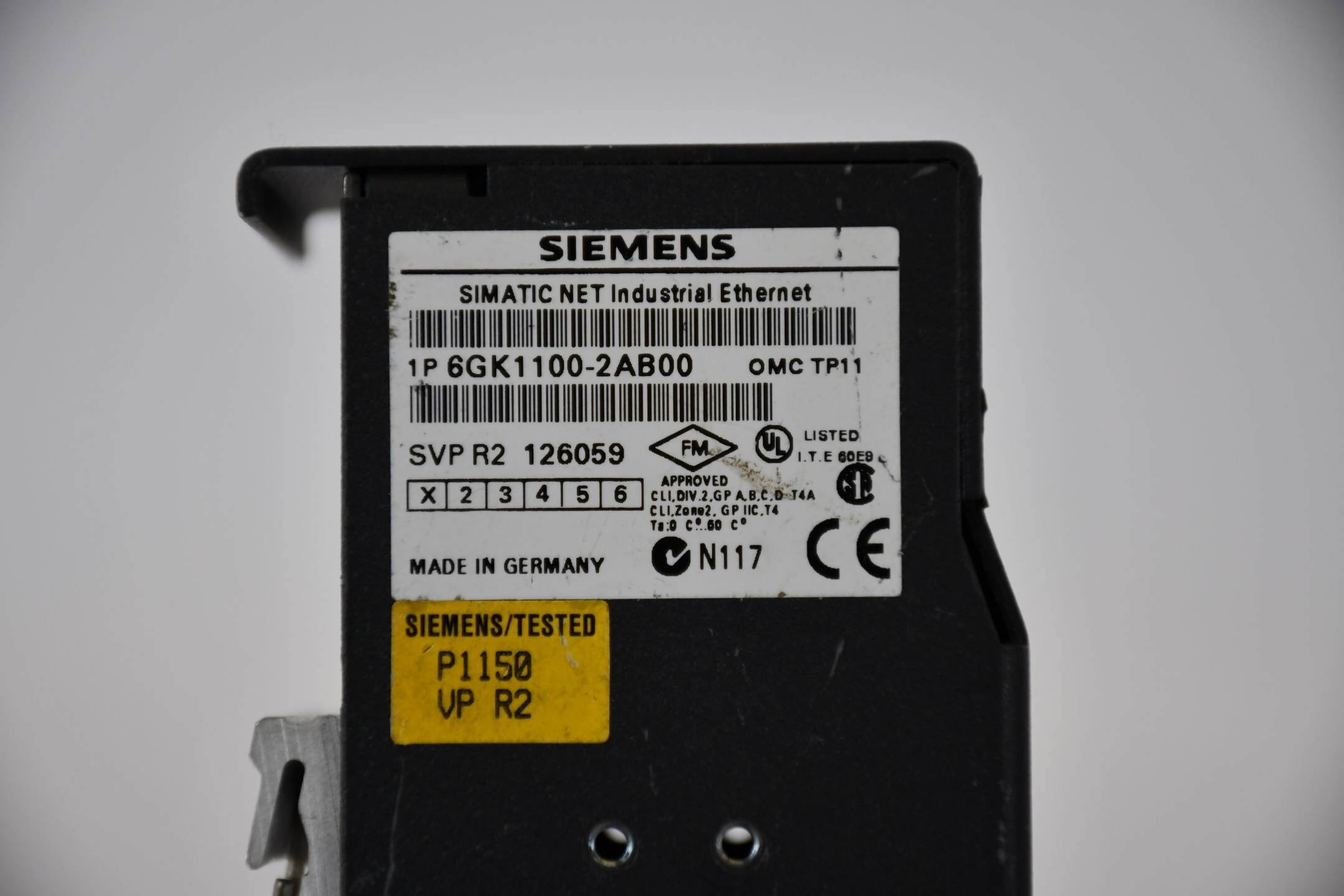 Siemens simatic NET optical Media Konverter 6GK1100-2AB00 ( 6GK1 100-2AB00 ) E1