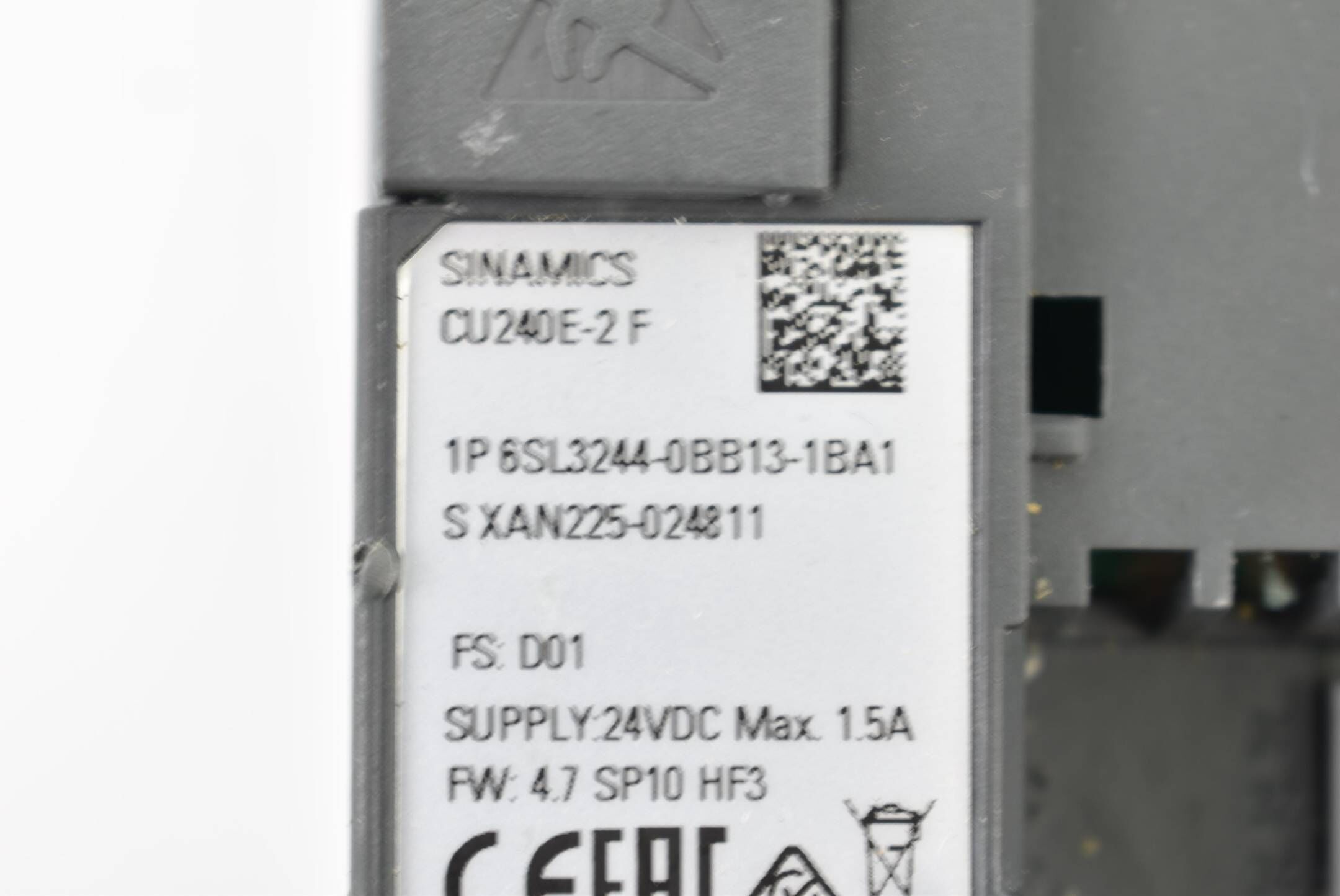 Siemens Sinamics G120 CU240E-2 F 6SL3244-0BB13-1BA1 ( 6SL3 244-0BB13-1BA1 )