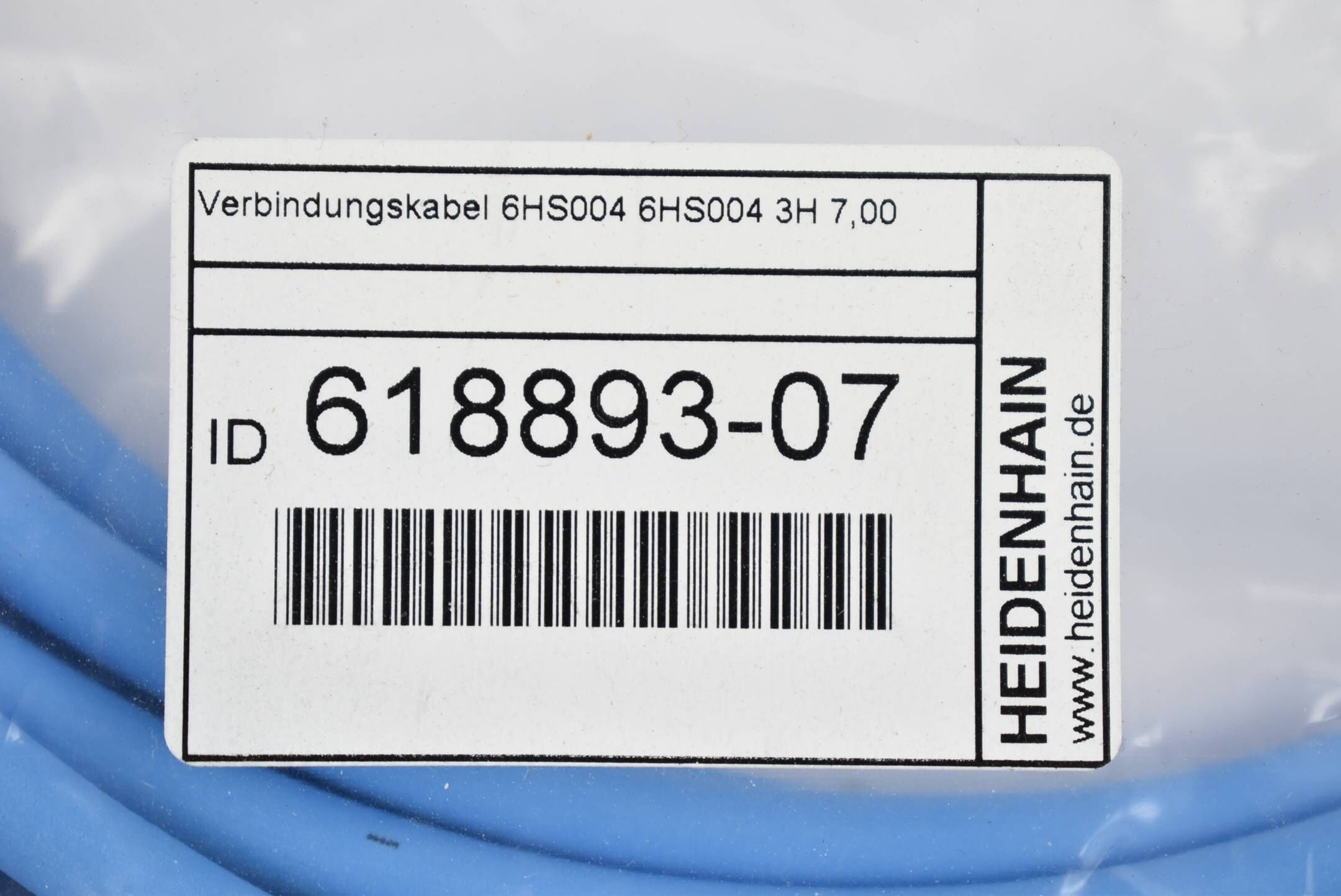Heidenhain Verbindungskabel Ethernet-Stecker 618893-07 ( 7 Meter )