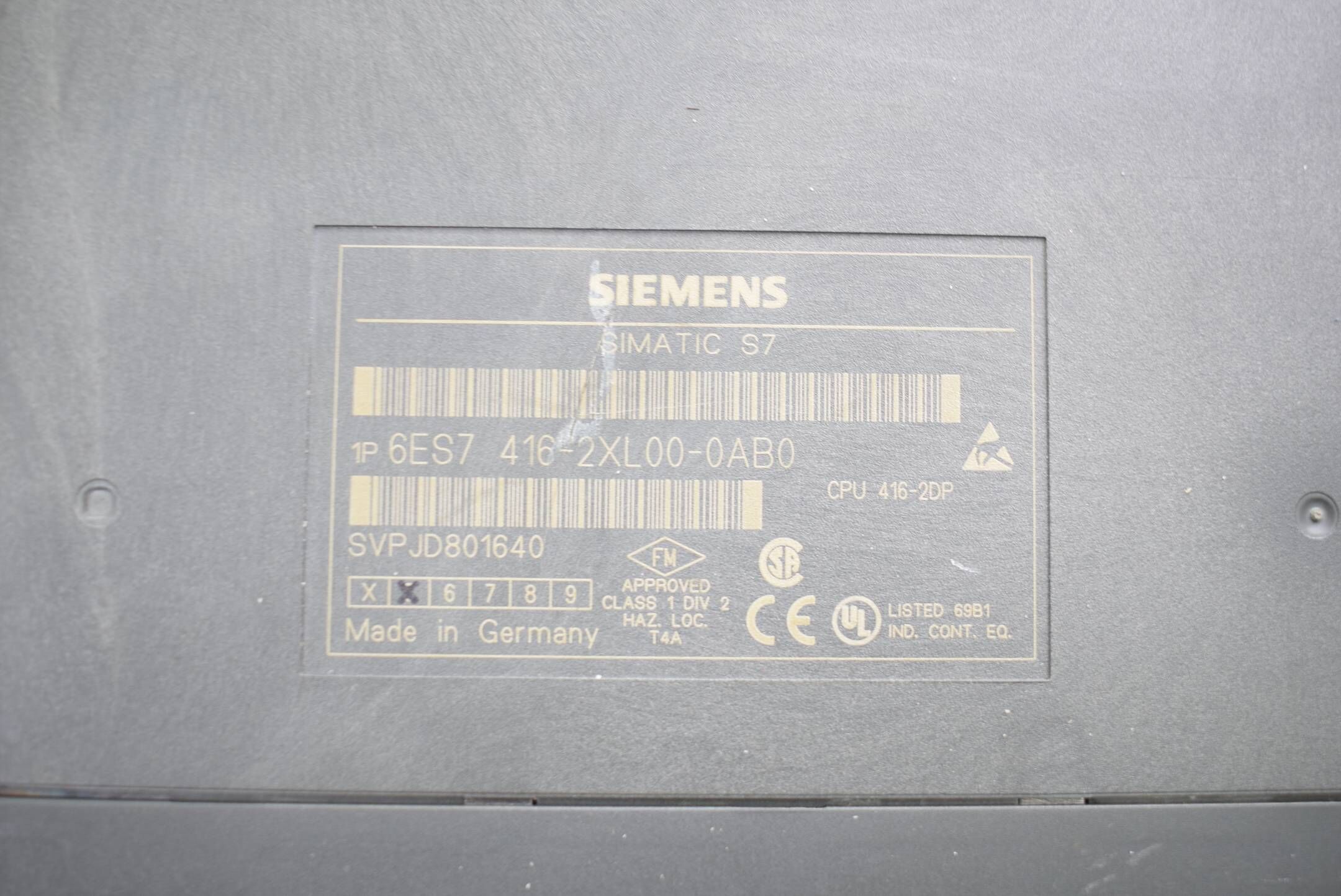 Siemens simatic S7-400 CPU416-2 6ES7 416-2XL00-0AB0 ( 6ES7416-2XL00-0AB0 ) E.5