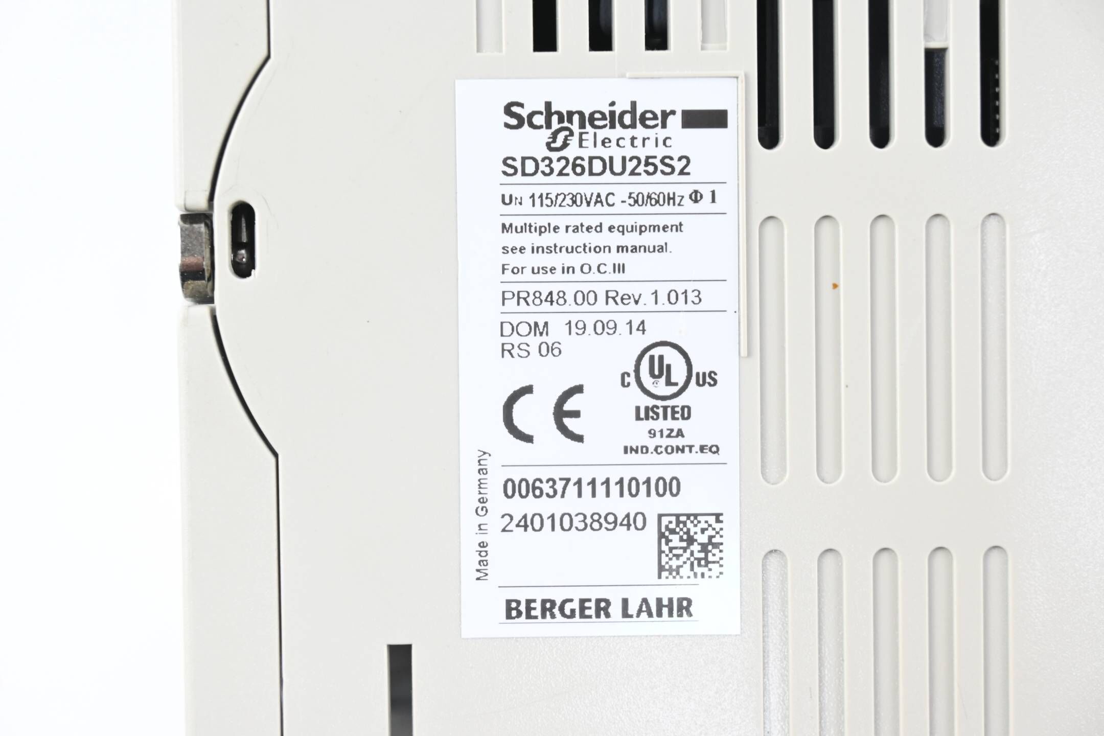 Schneider Electric Schrittmotorverstärker SD326DU25S2