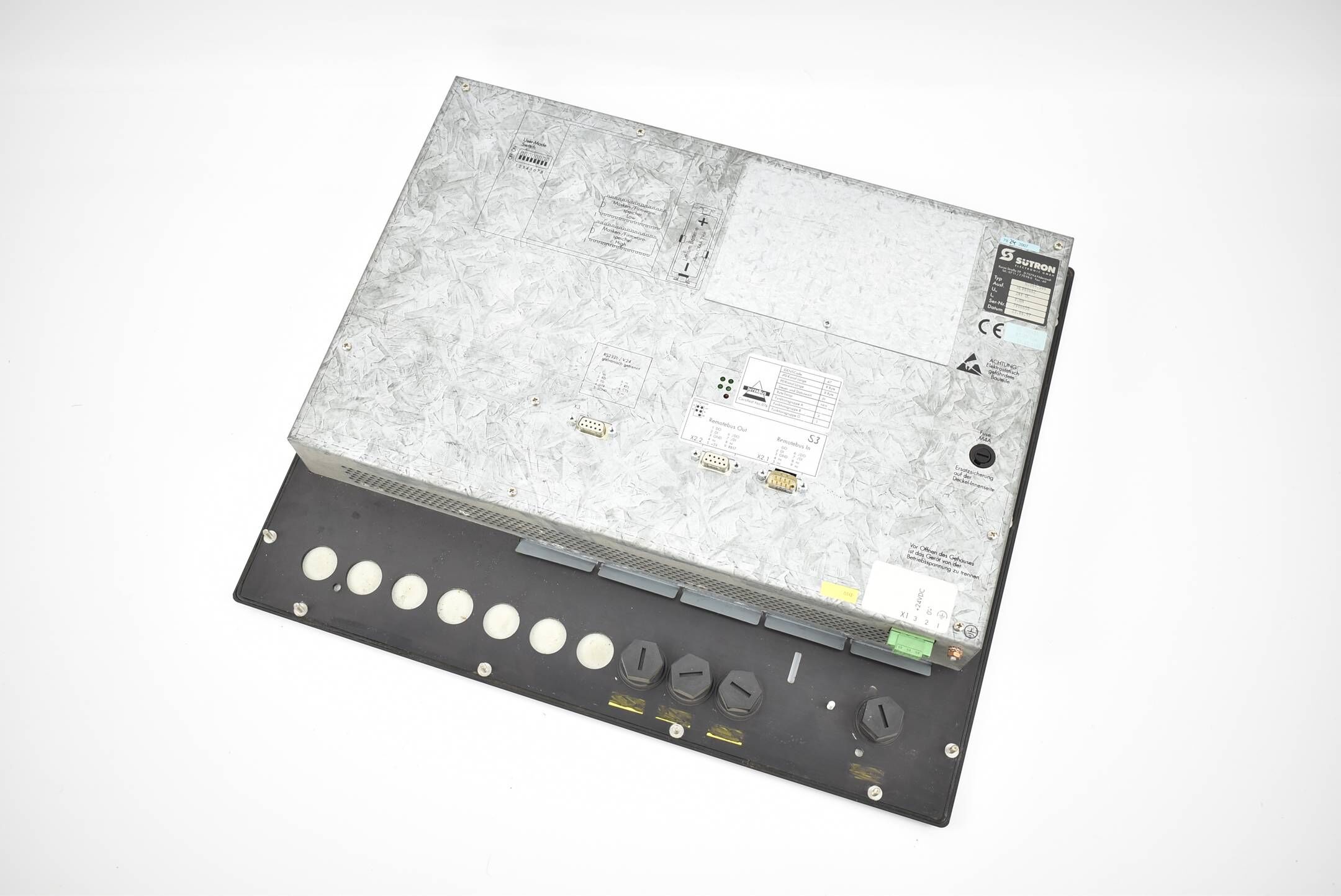 Sütron Dürr Behr Bedienfeld BT35 Typ 81064.500 ( HL000602 ) 24VDC 0,8A