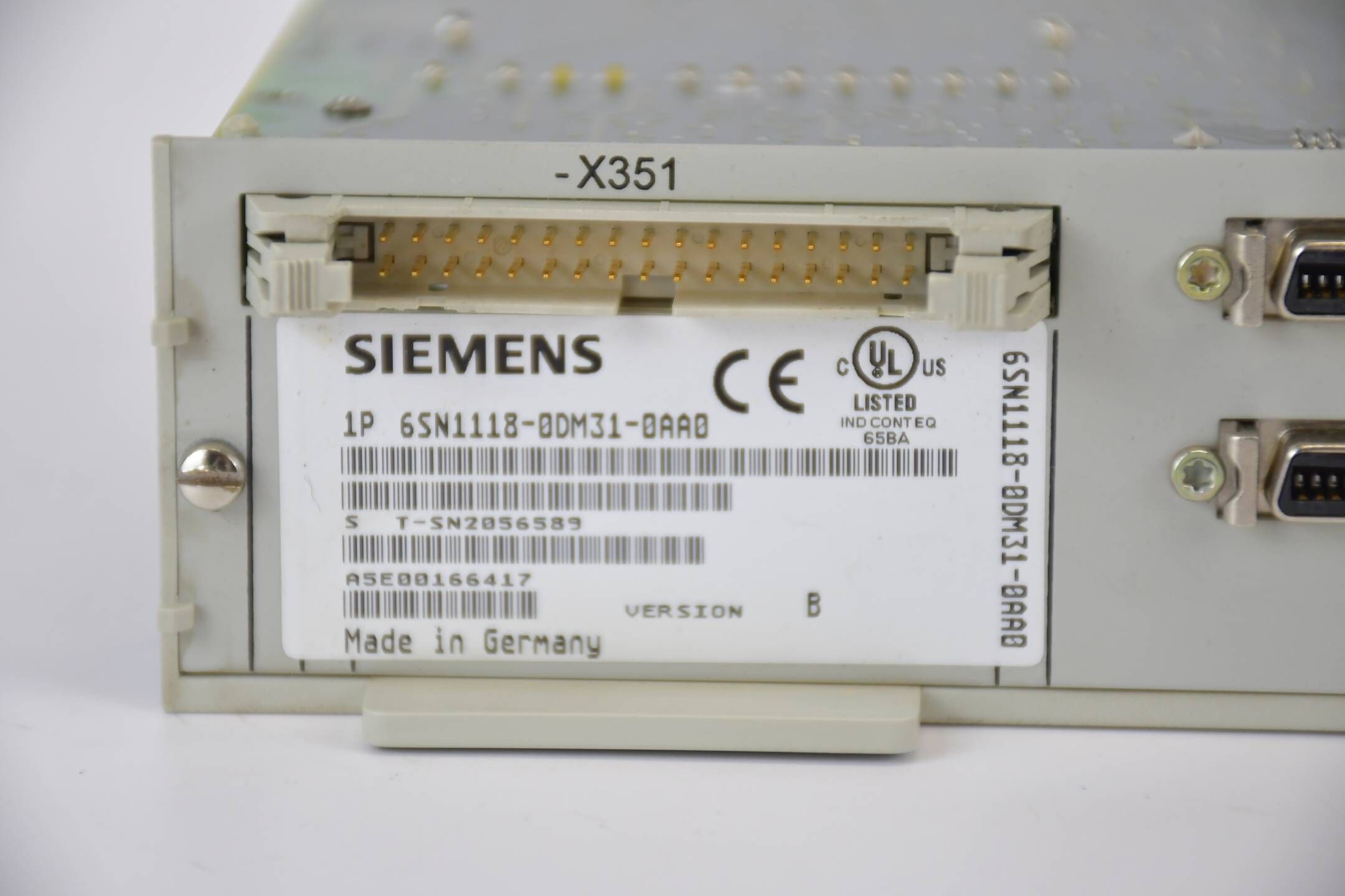 Siemens Simodrive 611 Einschub 6SN1118-0DM31-0AA0 ( 6SN1 118-0DM31-0AA0 ) Ver B