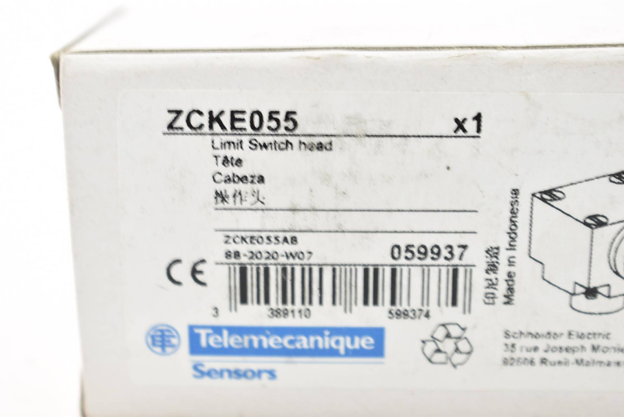 Telemecanique Endschalterkopf ZCKE055 ( 059937 )