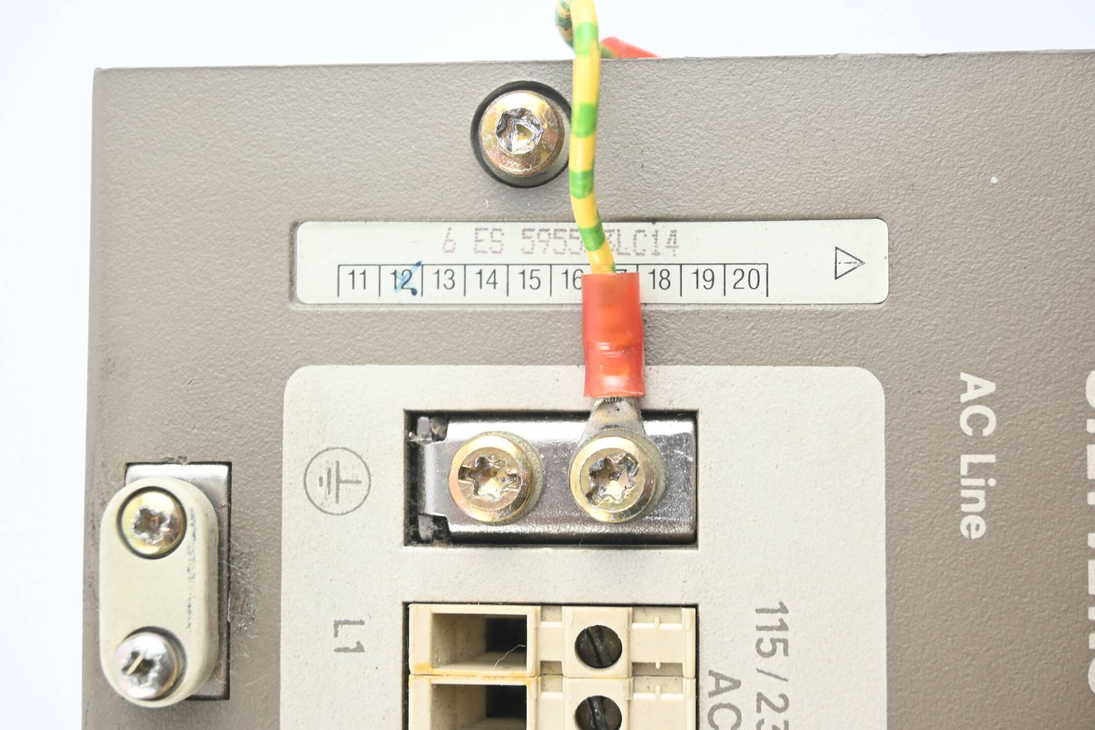 Siemens Simatic S5 Zentralgerät Rack 183U inkl. Stromversorgung 6ES5955-3LC14 