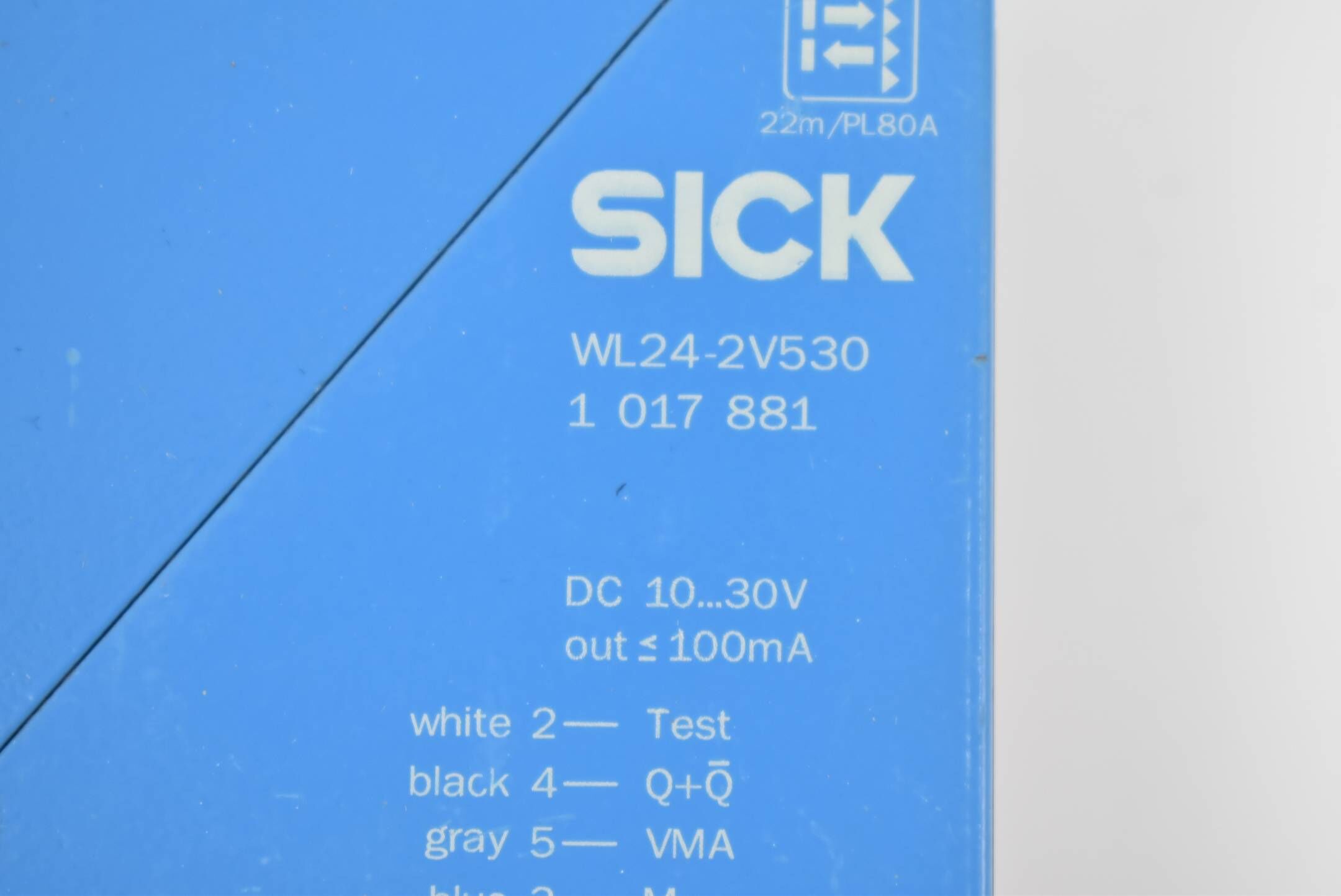 Sick Reflexions-Lichtschranke WL24-2V530 ( 1017881 ) 10-30VDC 100mA