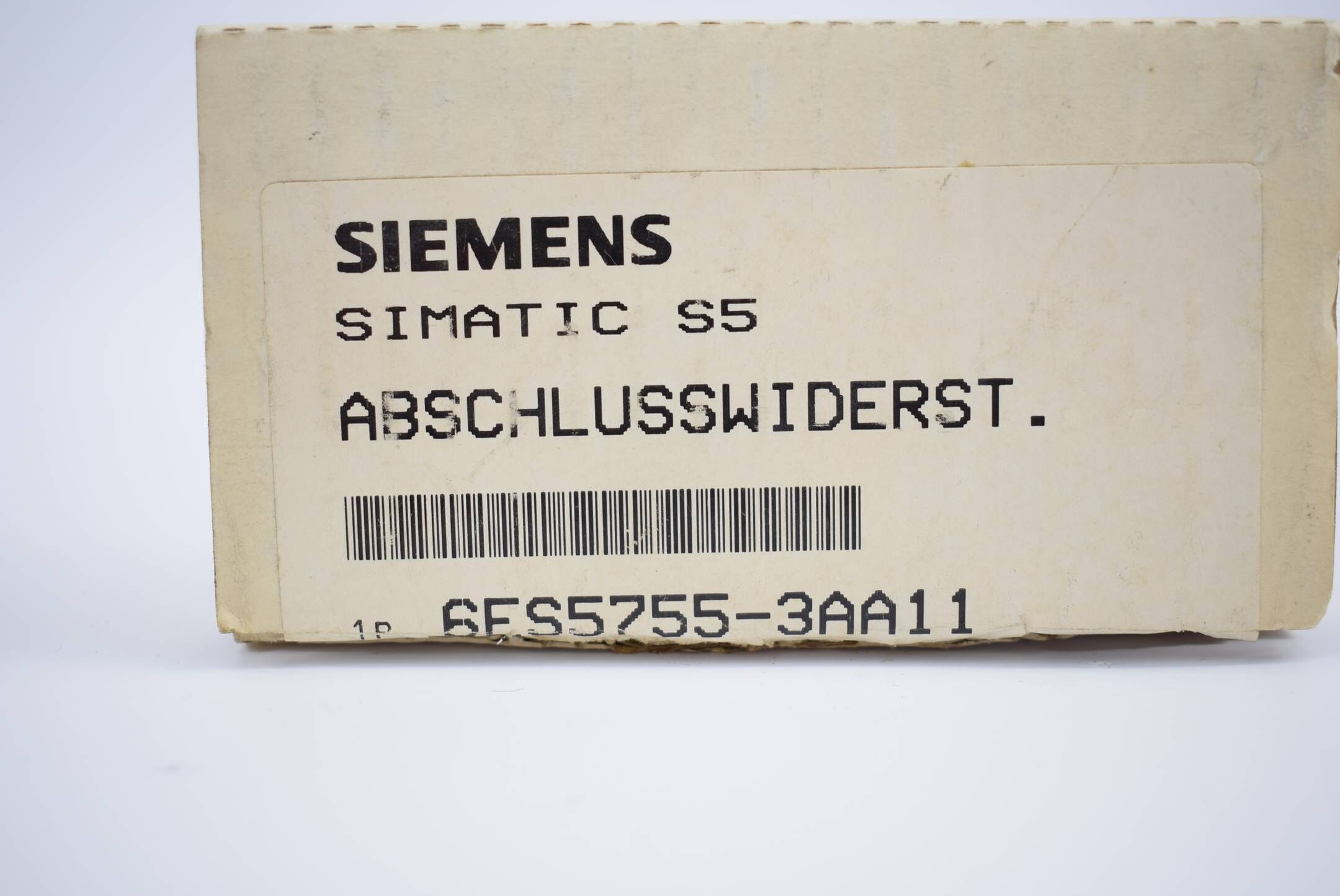 Siemens Simatic S5 Abschlusswiderstand 6ES5755-3AA11 ( 6ES5 755-3AA11 )