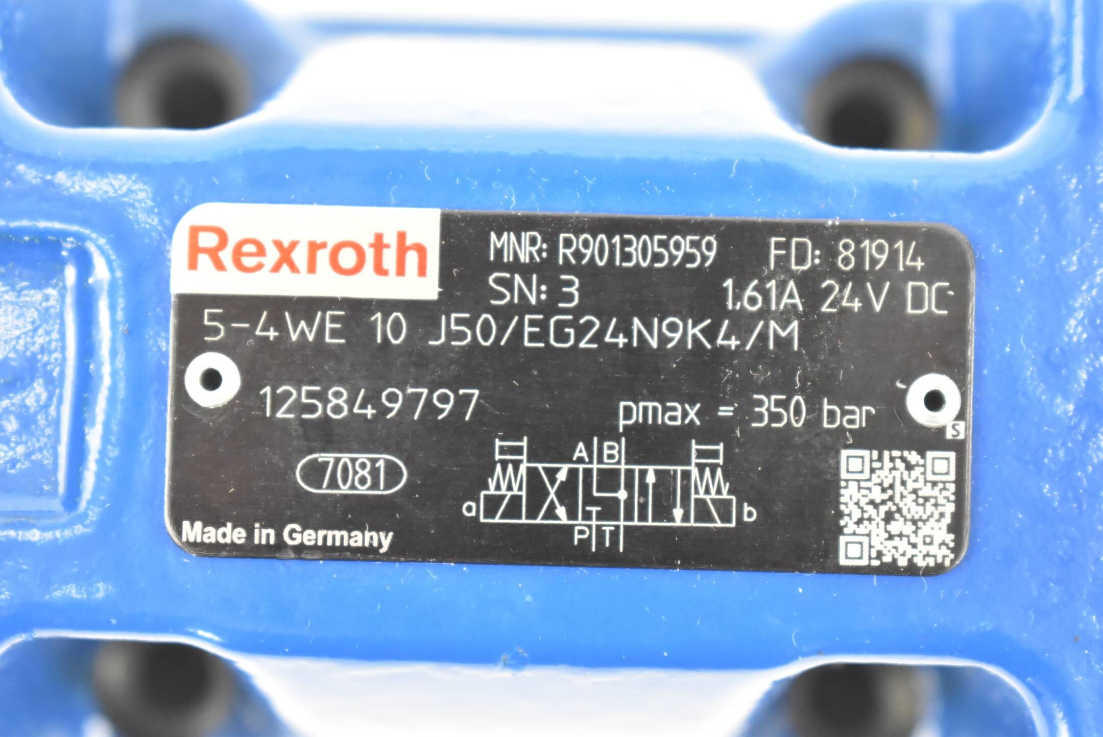 Rexroth Wegeschieberventil 5-4WE10J50/EG24N9K4/M ( R901305959 )