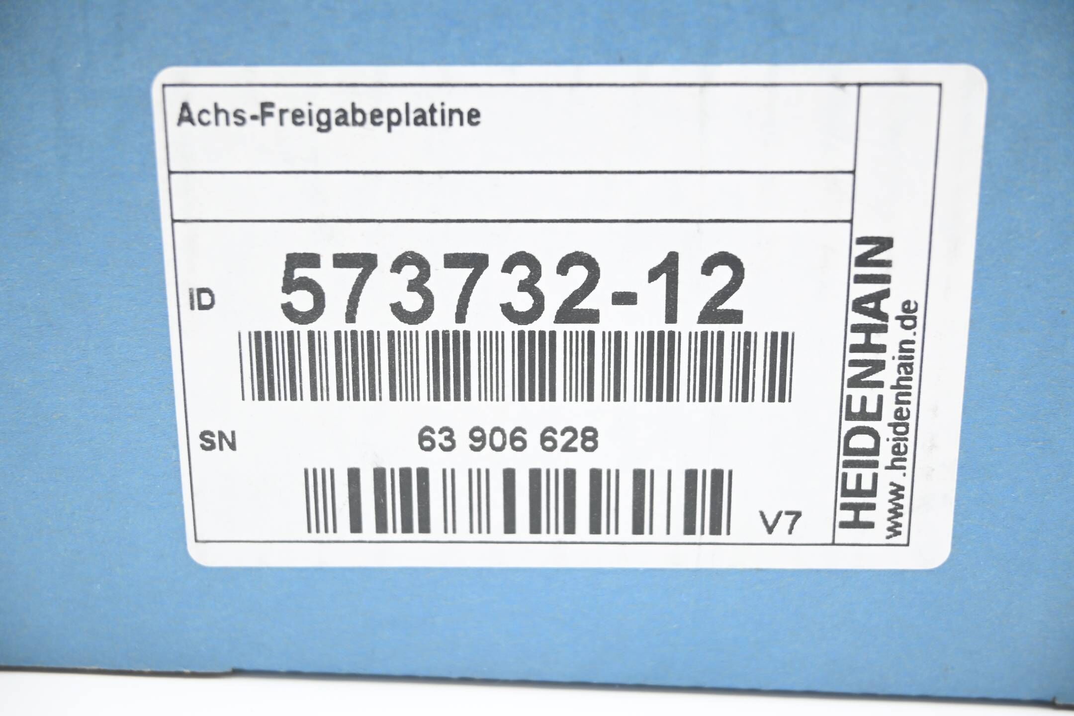 Heidenhain Achs-Freigabemodul 573732-12 ( 573 732-12 ) Ver. V7