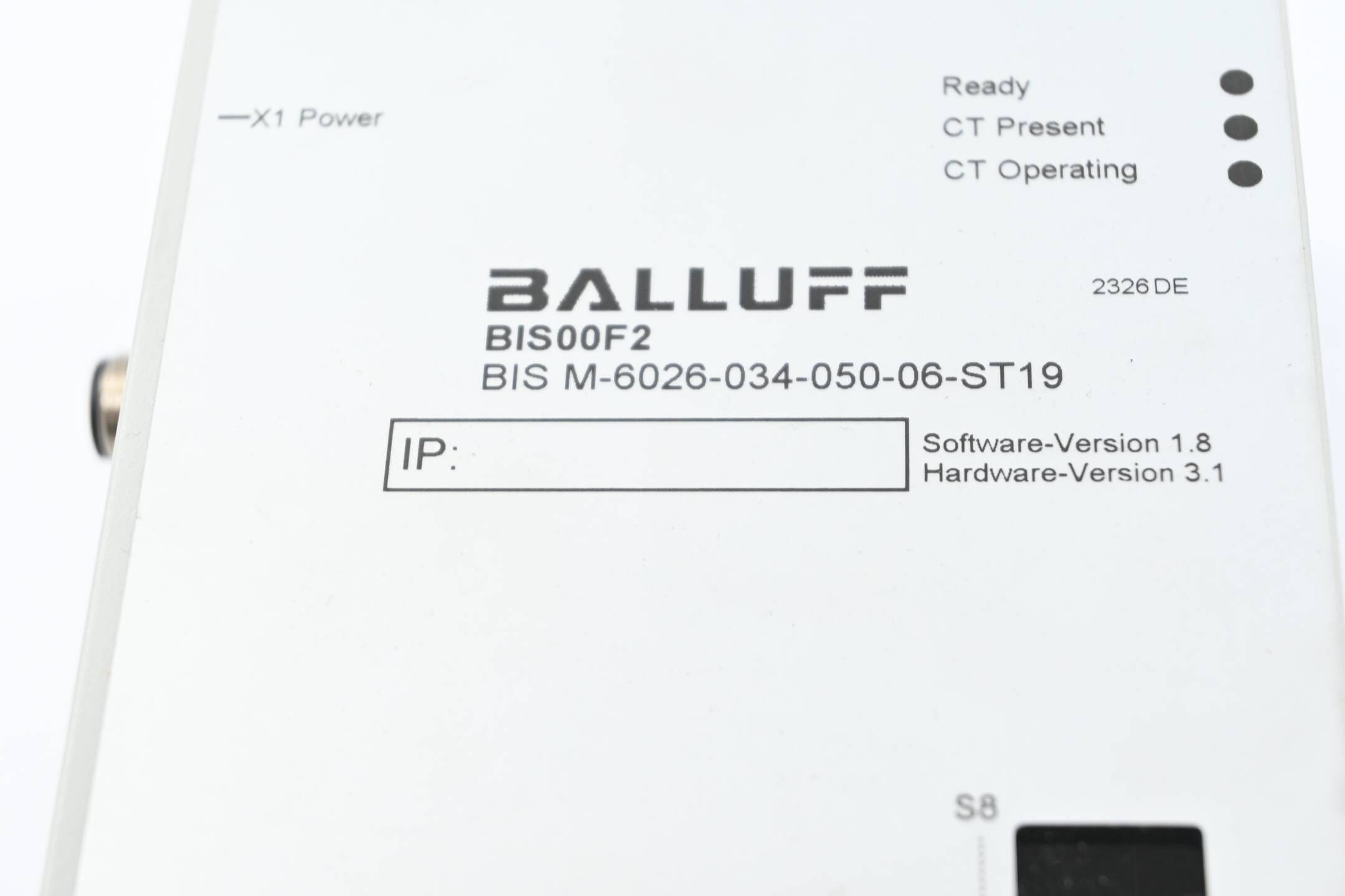 Balluff HF-Auswerteeinheiten (13,56 MHz) BIS00F2 ( BIS M-6026-034-050-06-ST19 )