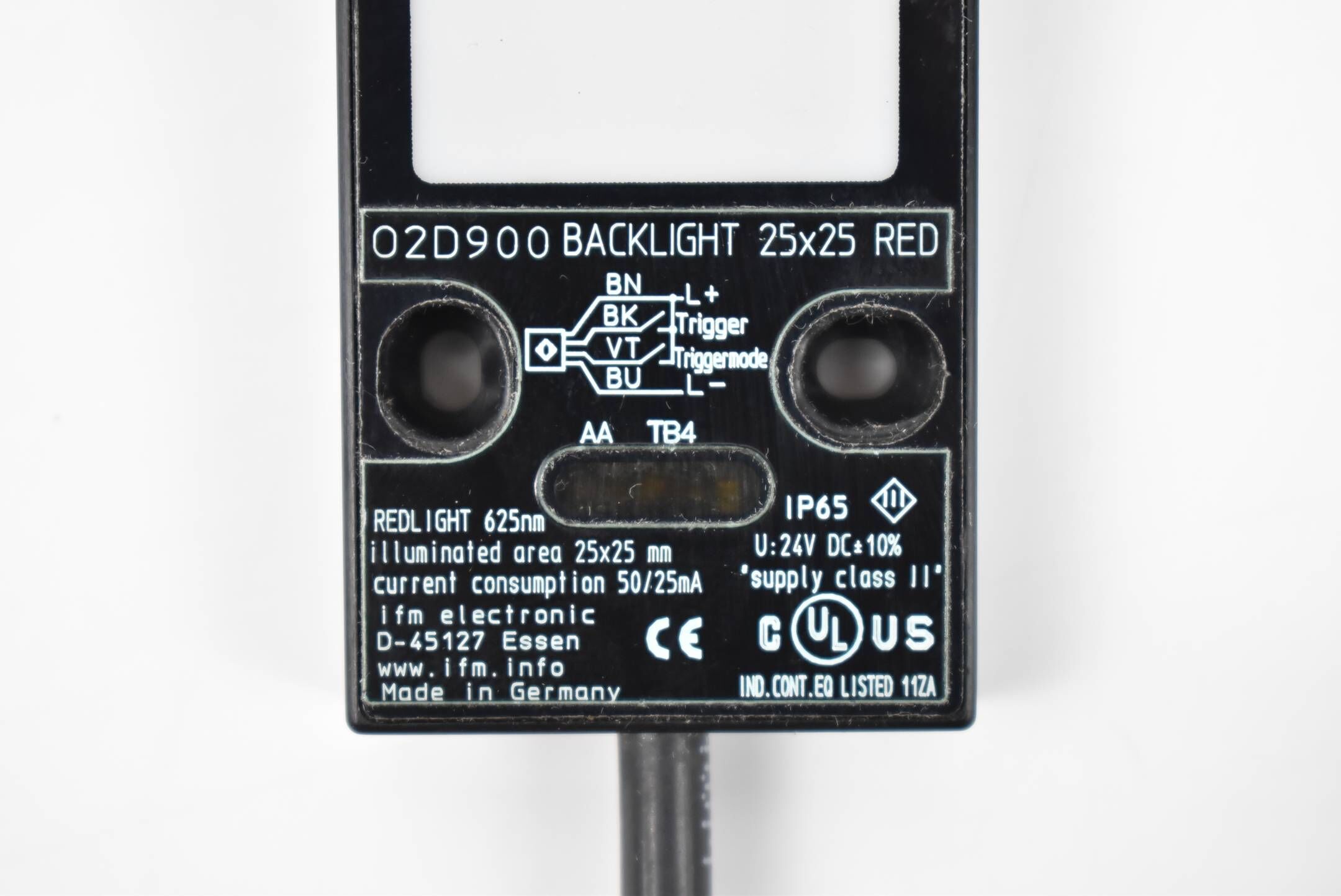 Ifm Electronic Beleuchtungseinheit O2D900 Backlight 25x25 RED